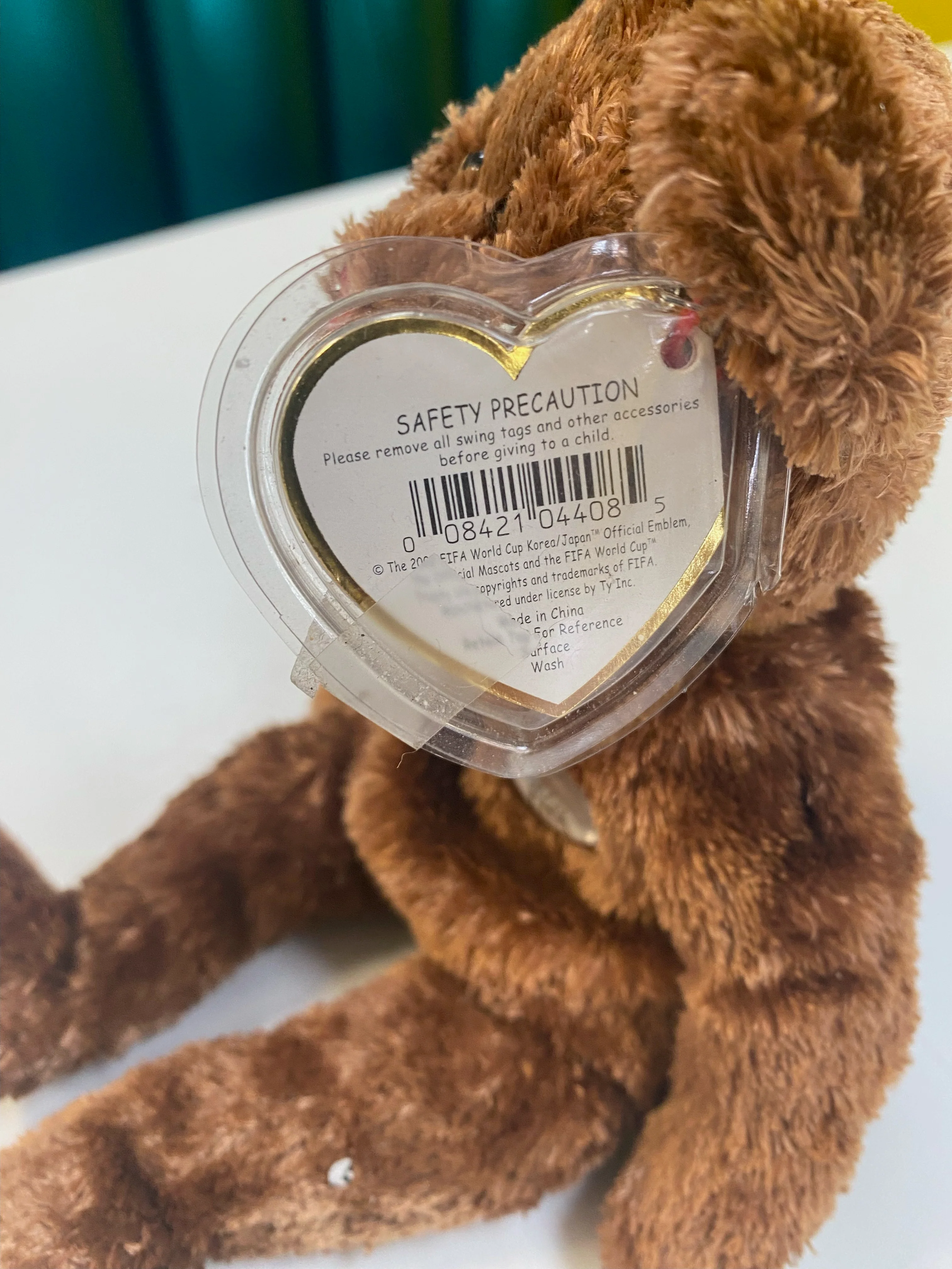 TY Beanie Baby - Champion the FIFA Bear - Denmark - Image 5