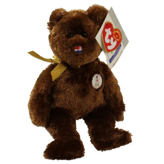 TY Beanie Baby - Champion the FIFA Bear - Paraguay