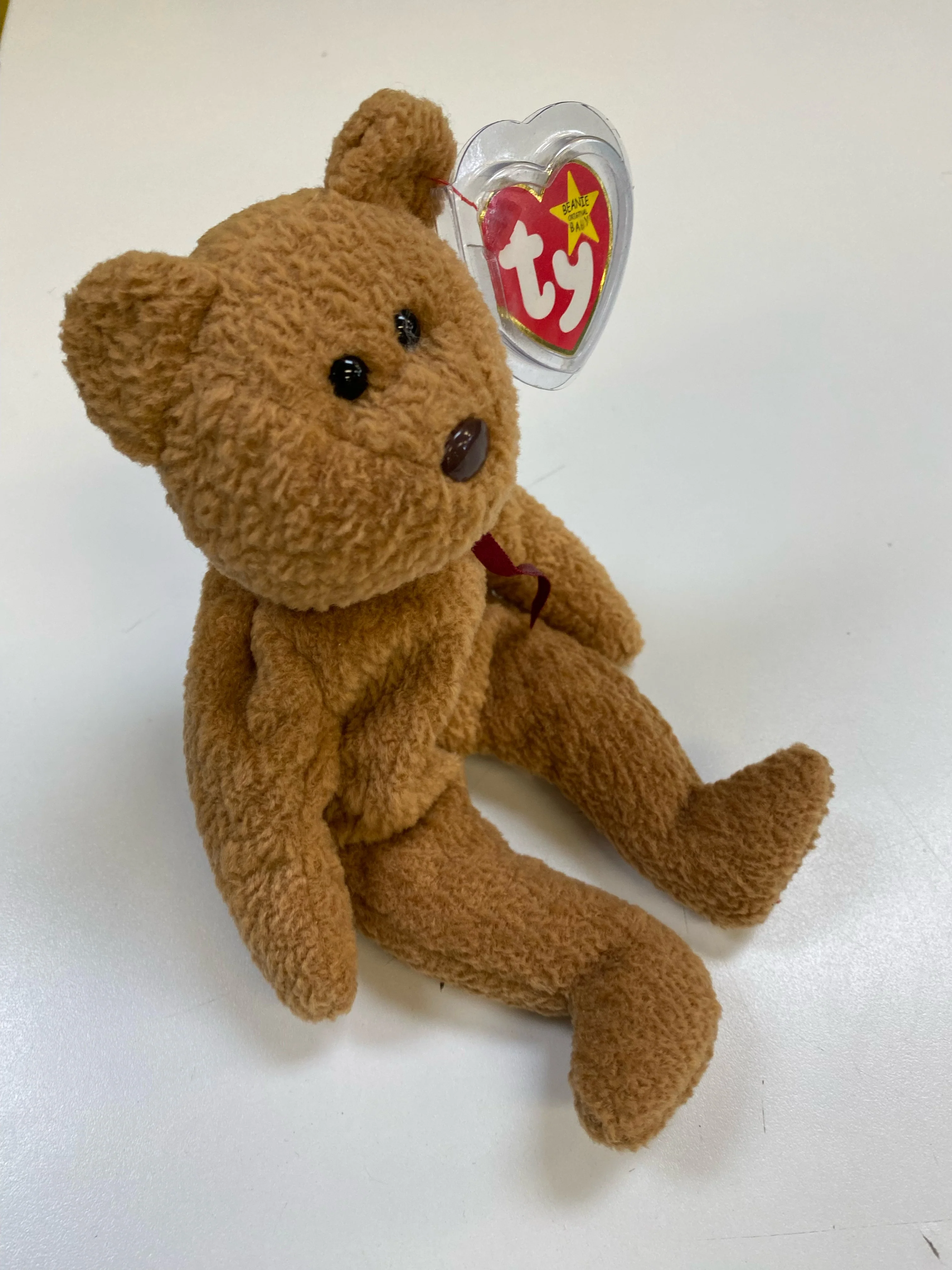 TY Beanie Baby - Curly the Brown Bear - Image 3