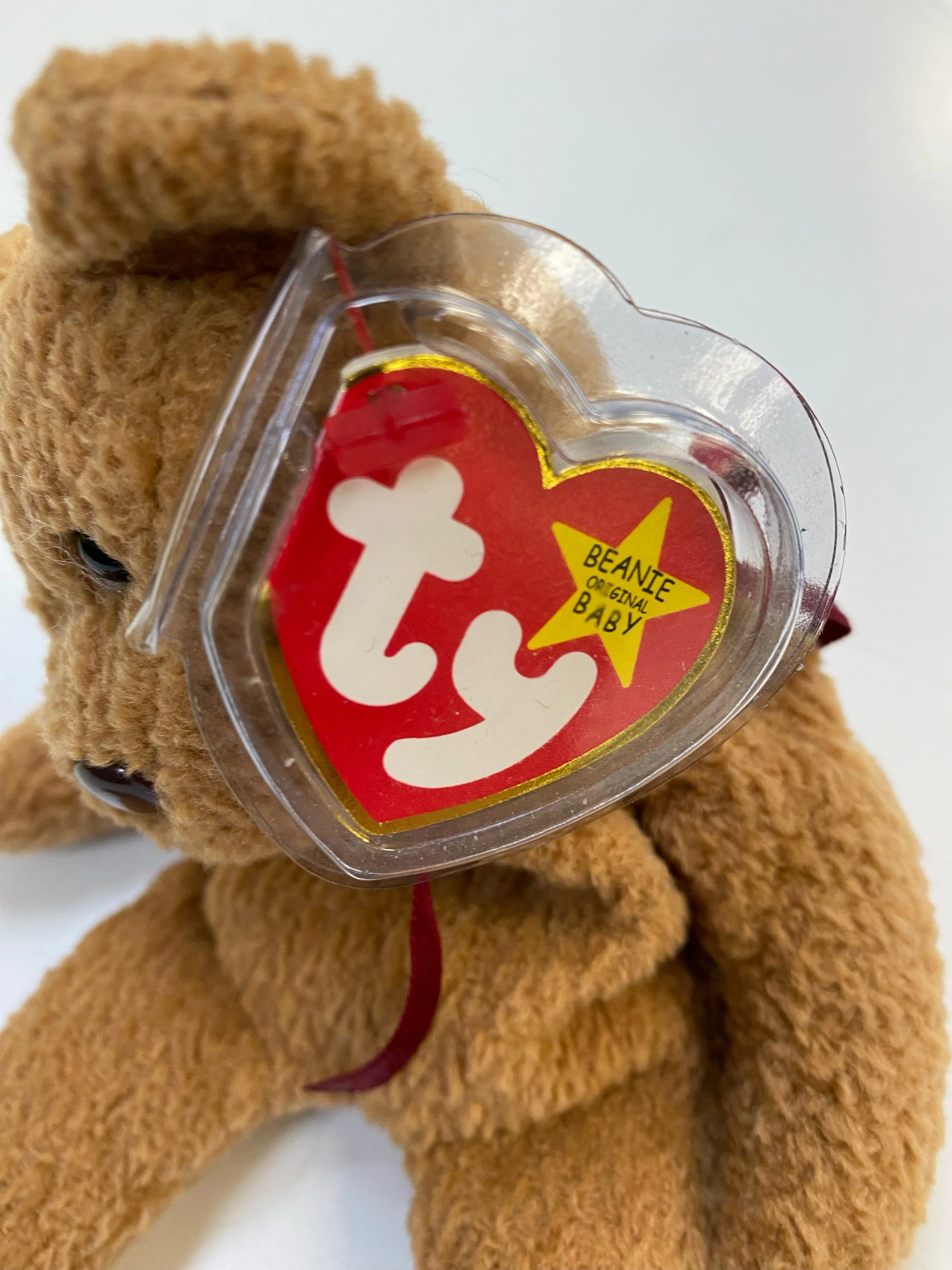 TY Beanie Baby - Curly the Brown Bear - Image 5