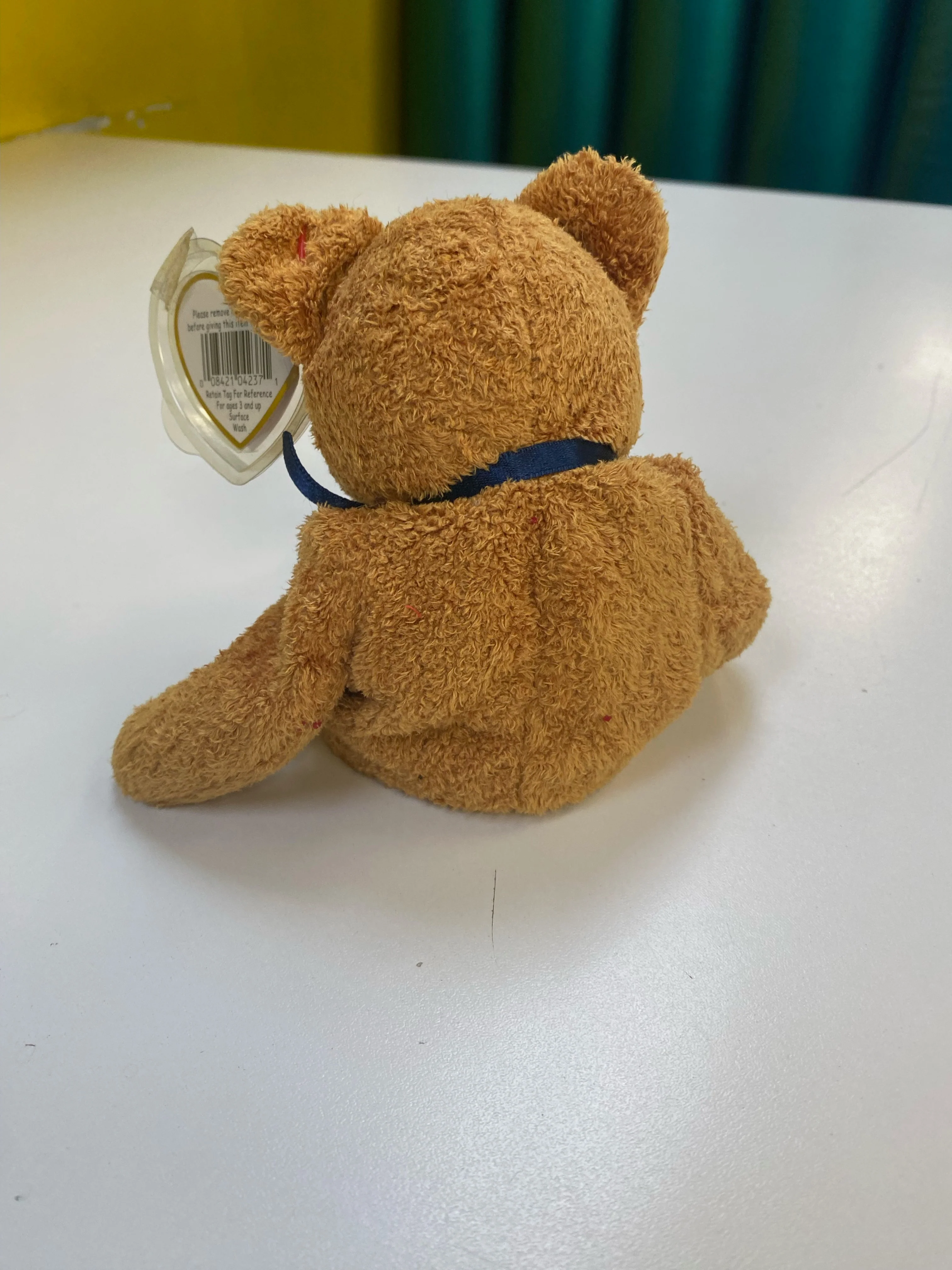 TY Beanie Baby - Fuzz the Bear - Image 4