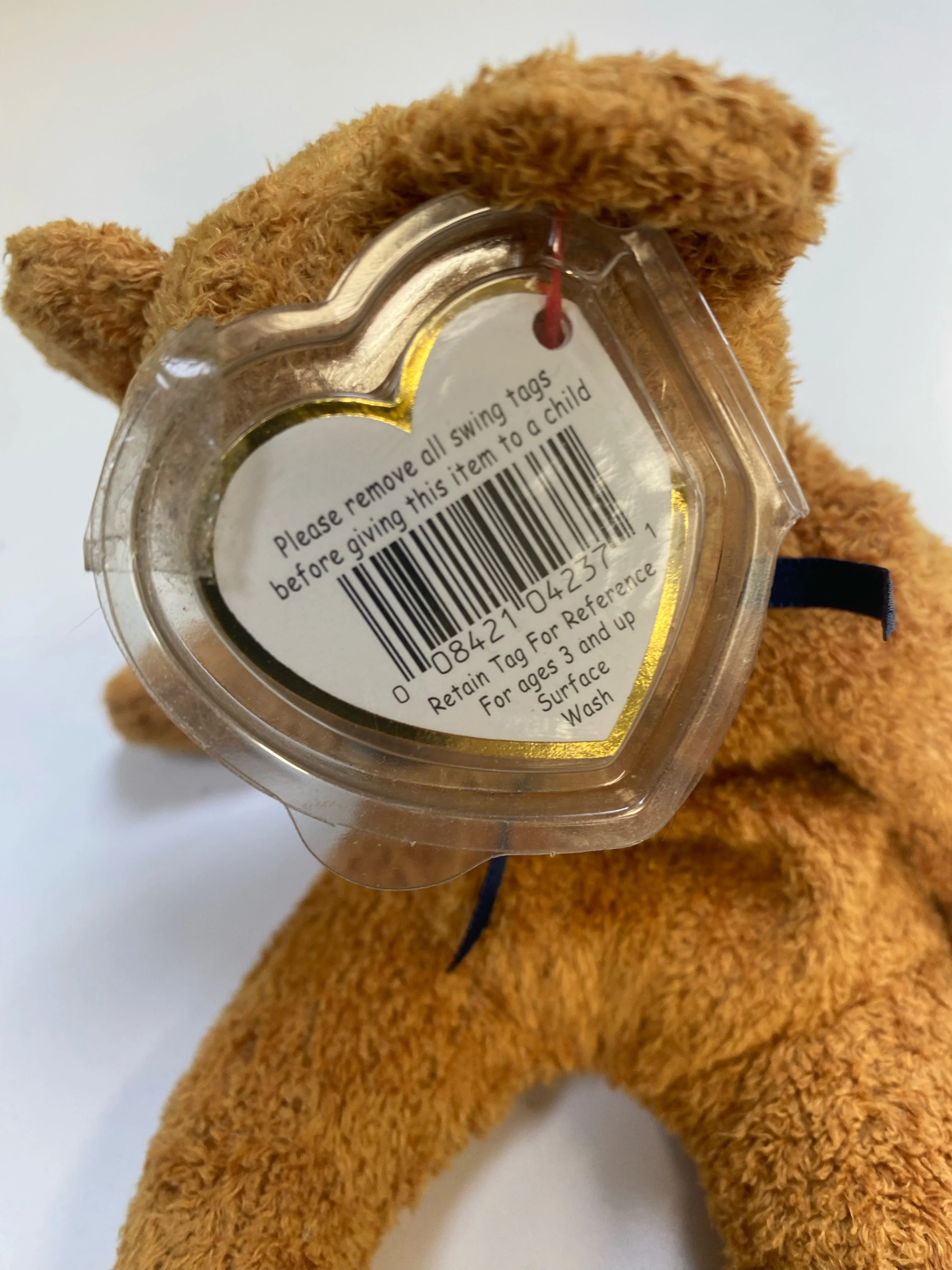 TY Beanie Baby - Fuzz the Bear - Image 6