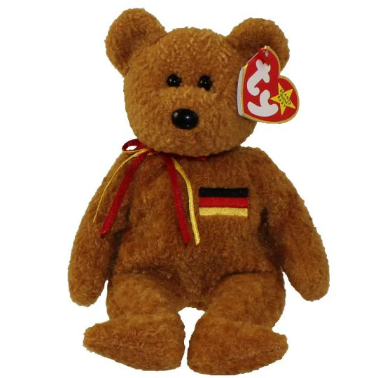 TY Beanie Baby - Germania the Bear (German Exclusive)