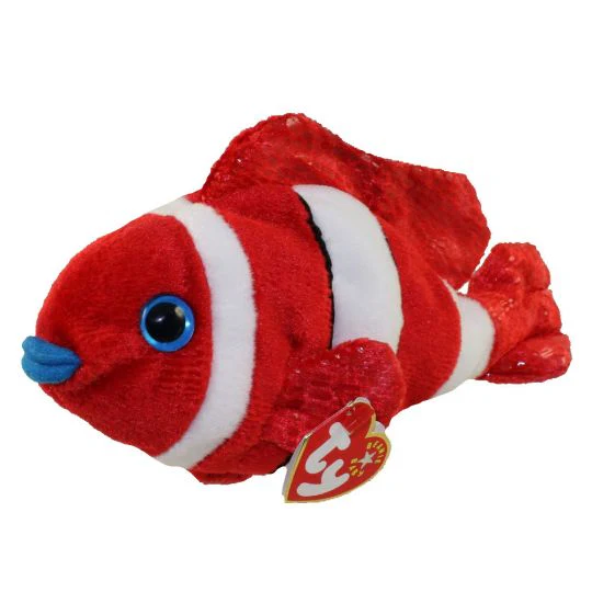 TY Beanie Baby - Jester the Clownfish