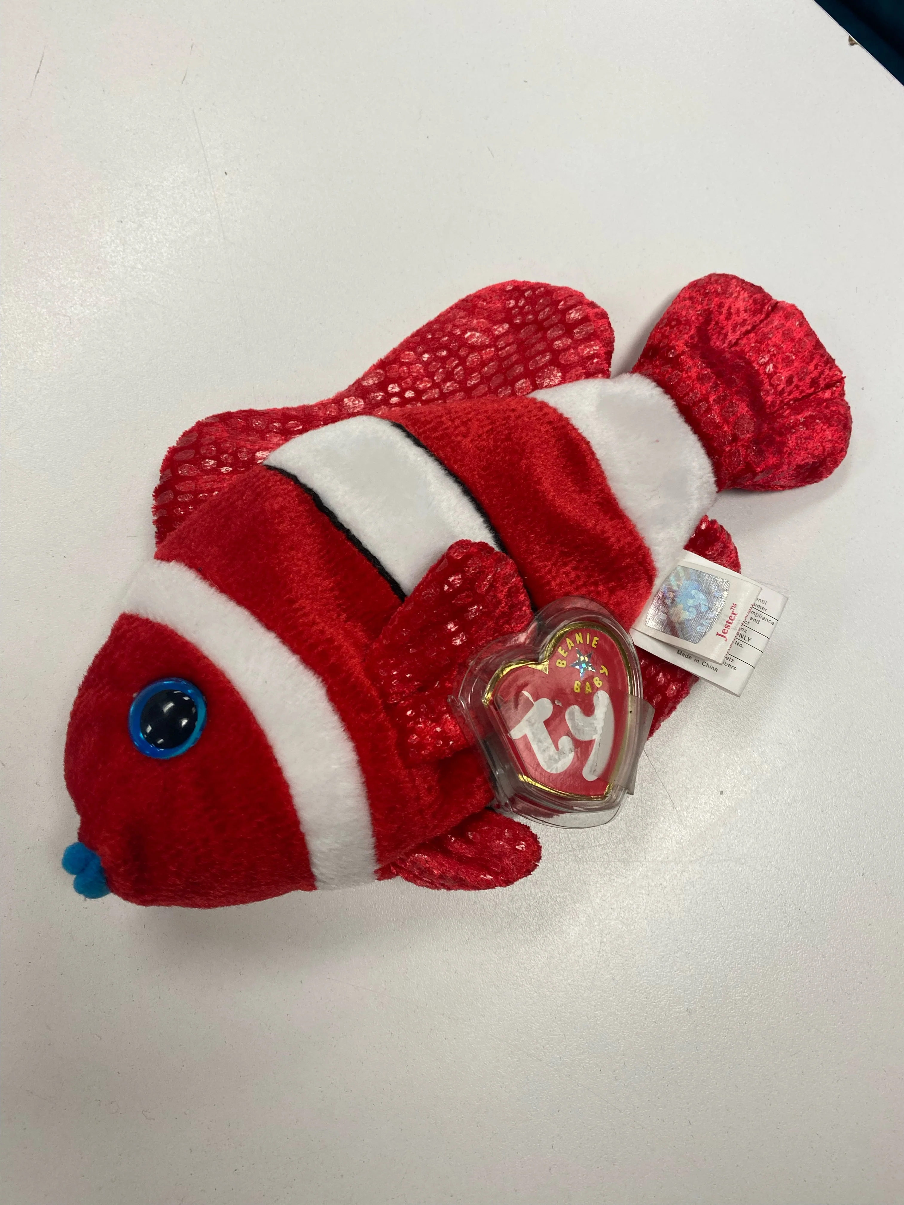 TY Beanie Baby - Jester the Clownfish - Image 2