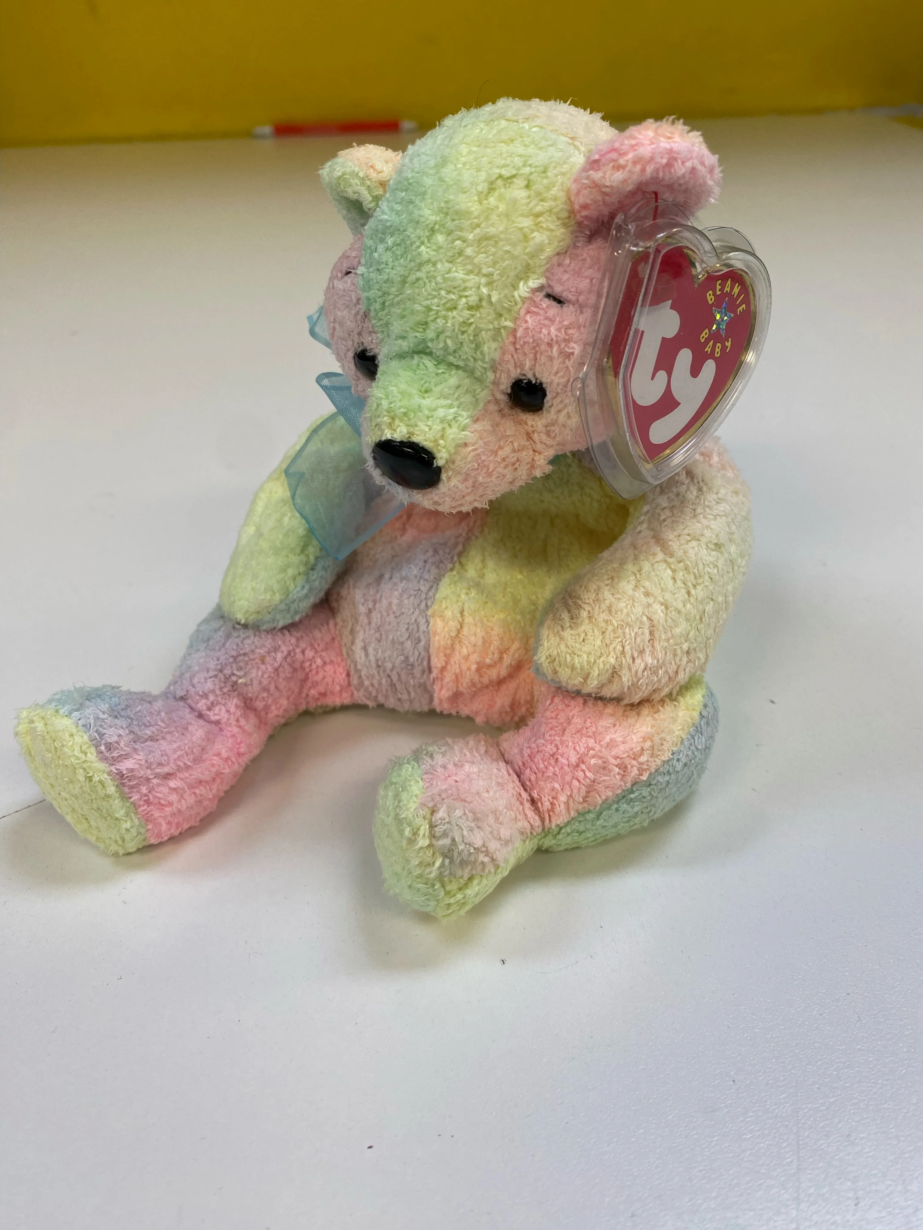 TY Beanie Baby - Mellow the Ty-Dyed Bear - Image 2