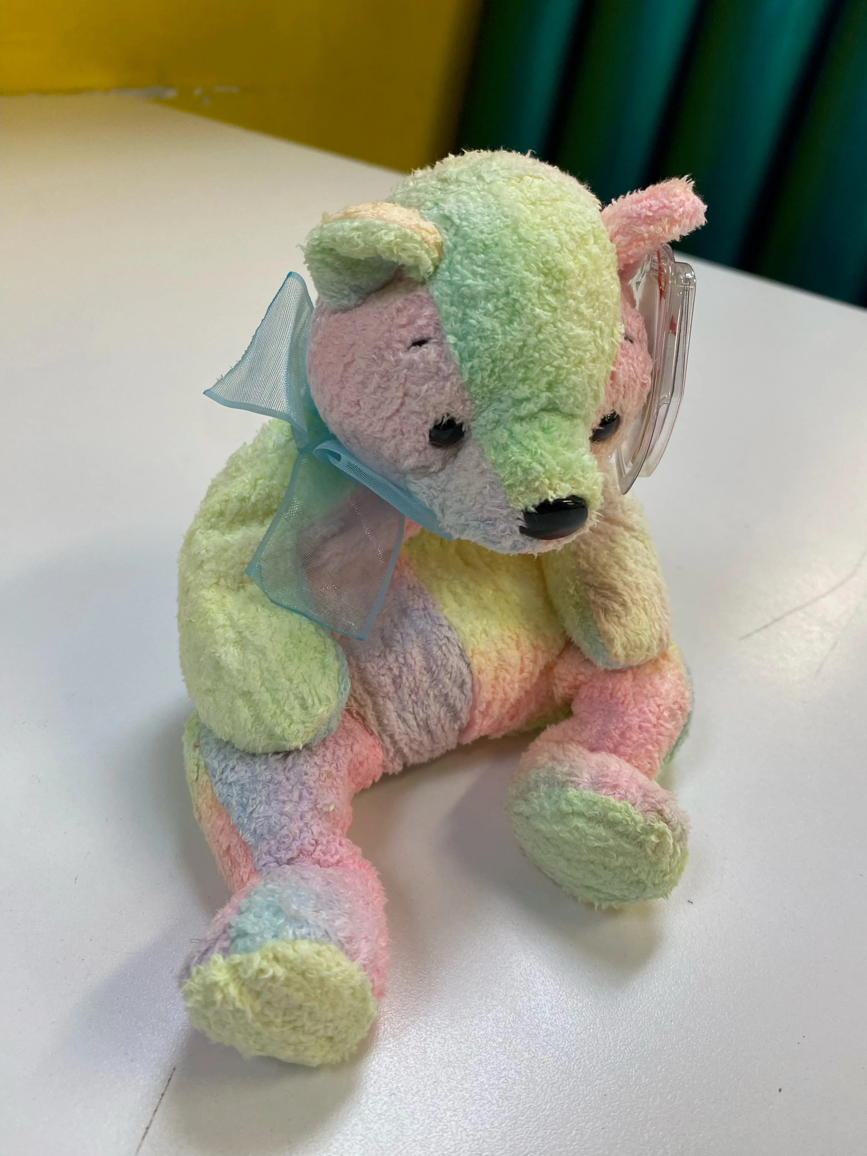 TY Beanie Baby - Mellow the Ty-Dyed Bear - Image 3