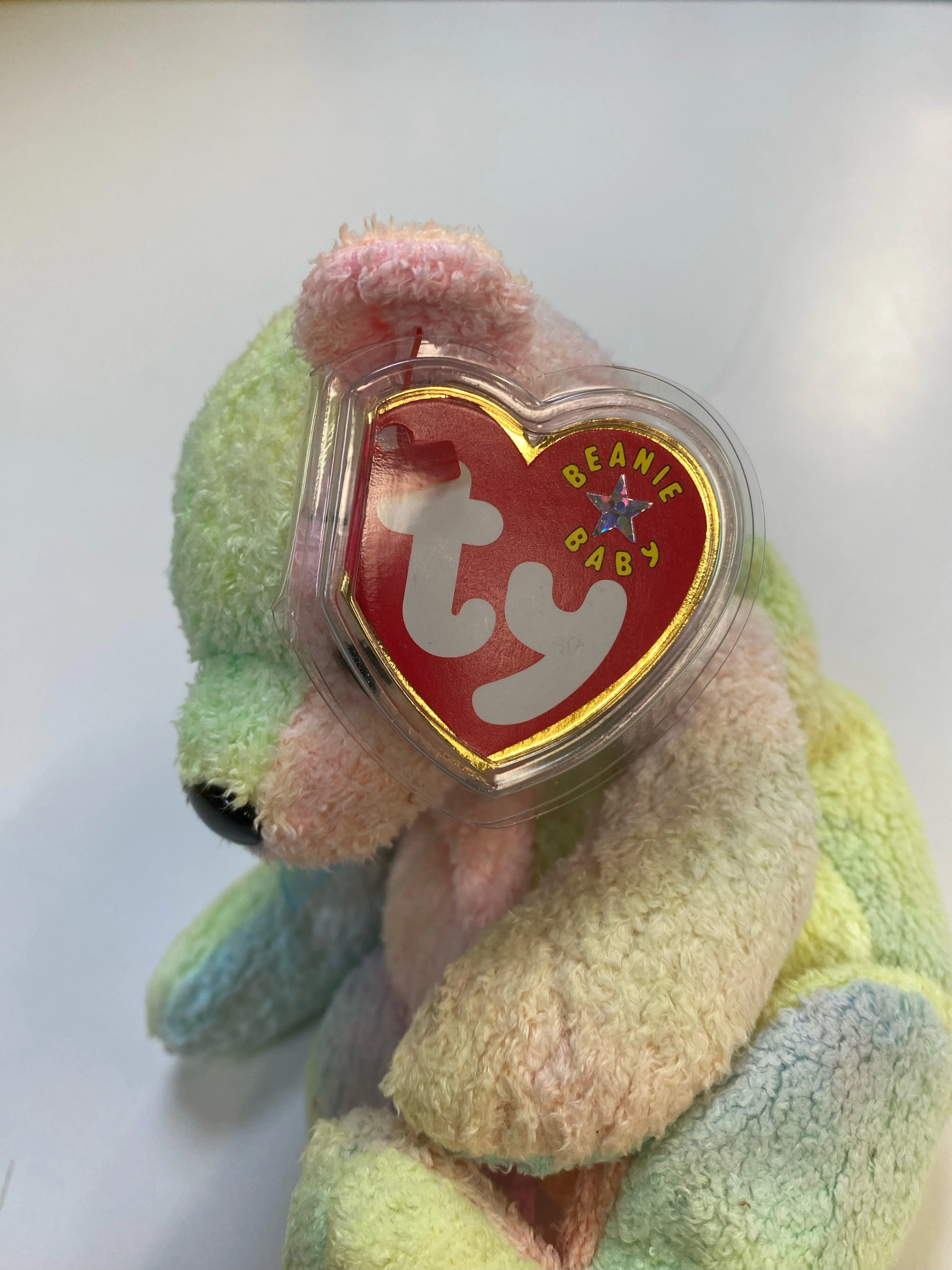 TY Beanie Baby - Mellow the Ty-Dyed Bear - Image 7