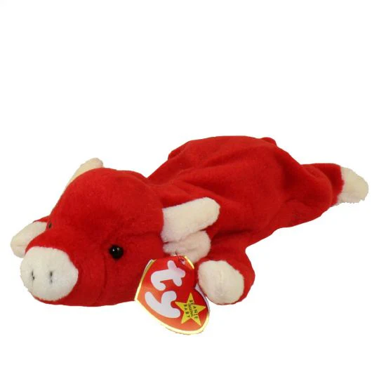 TY Beanie Baby - Snort the Bull