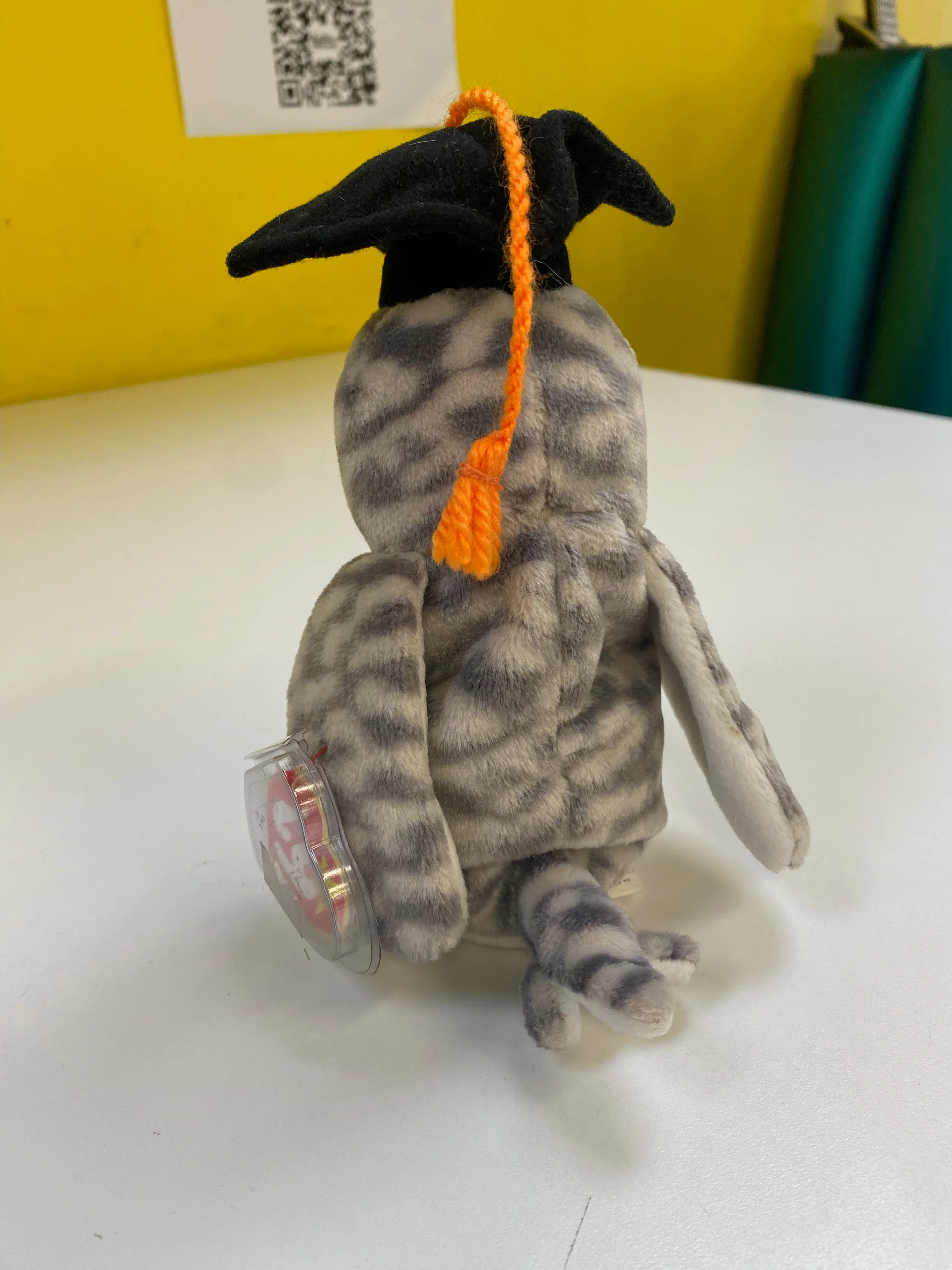 TY Beanie Baby - Wiser the Owl - Class of 1999 - Image 4