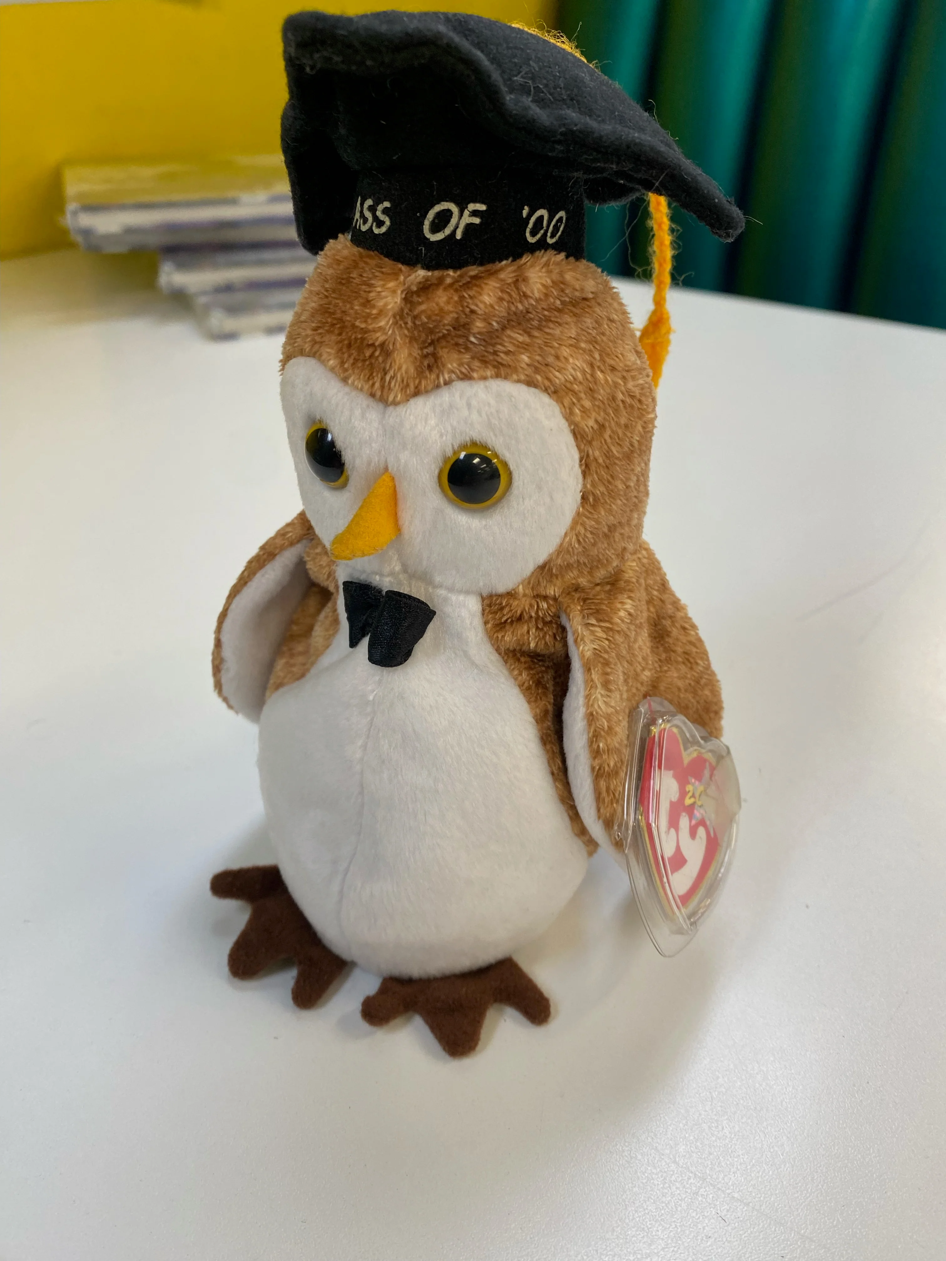 TY Beanie Baby - Wisest the Owl - Class of 2000 - Image 2