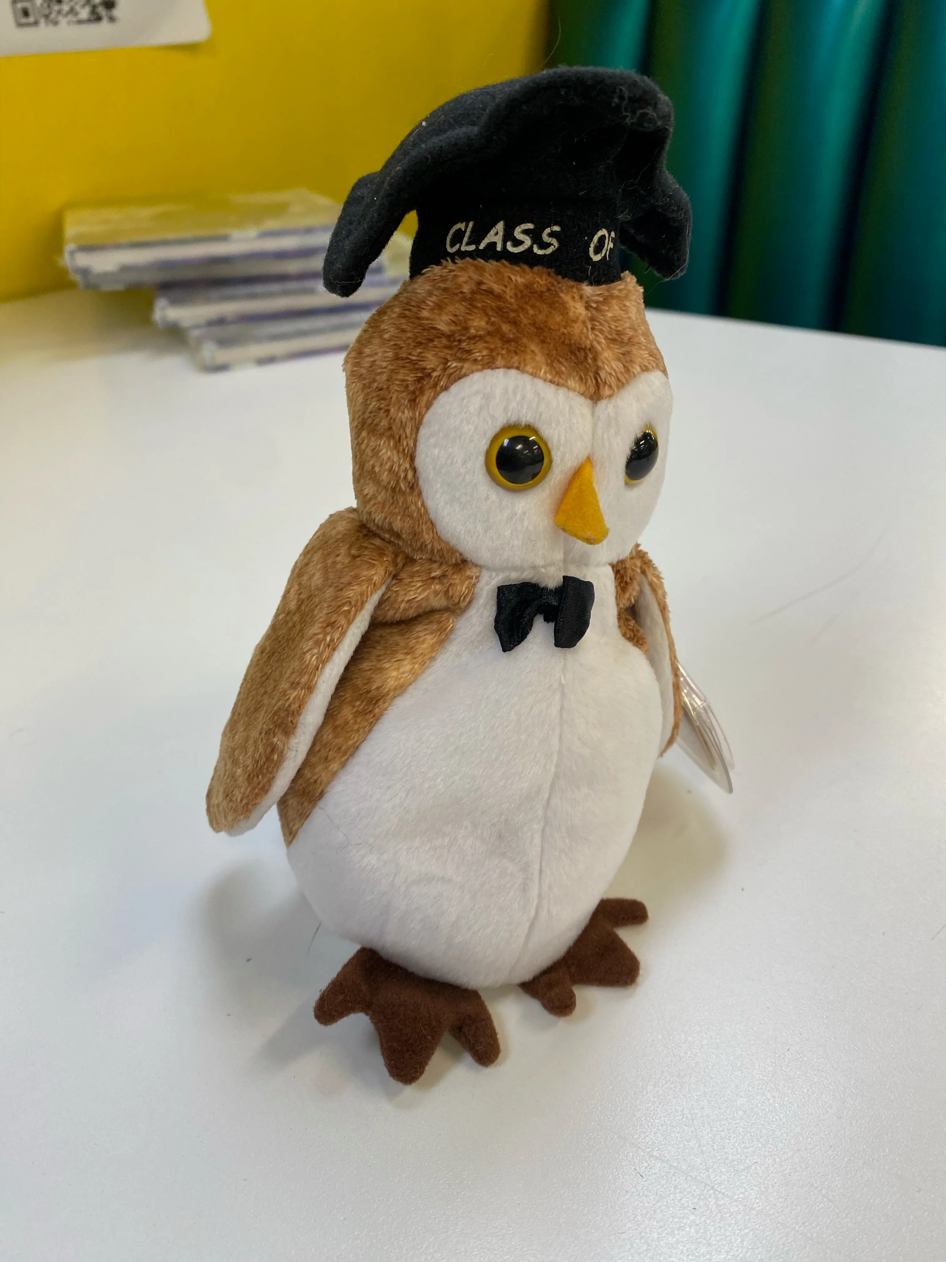 TY Beanie Baby - Wisest the Owl - Class of 2000 - Image 3
