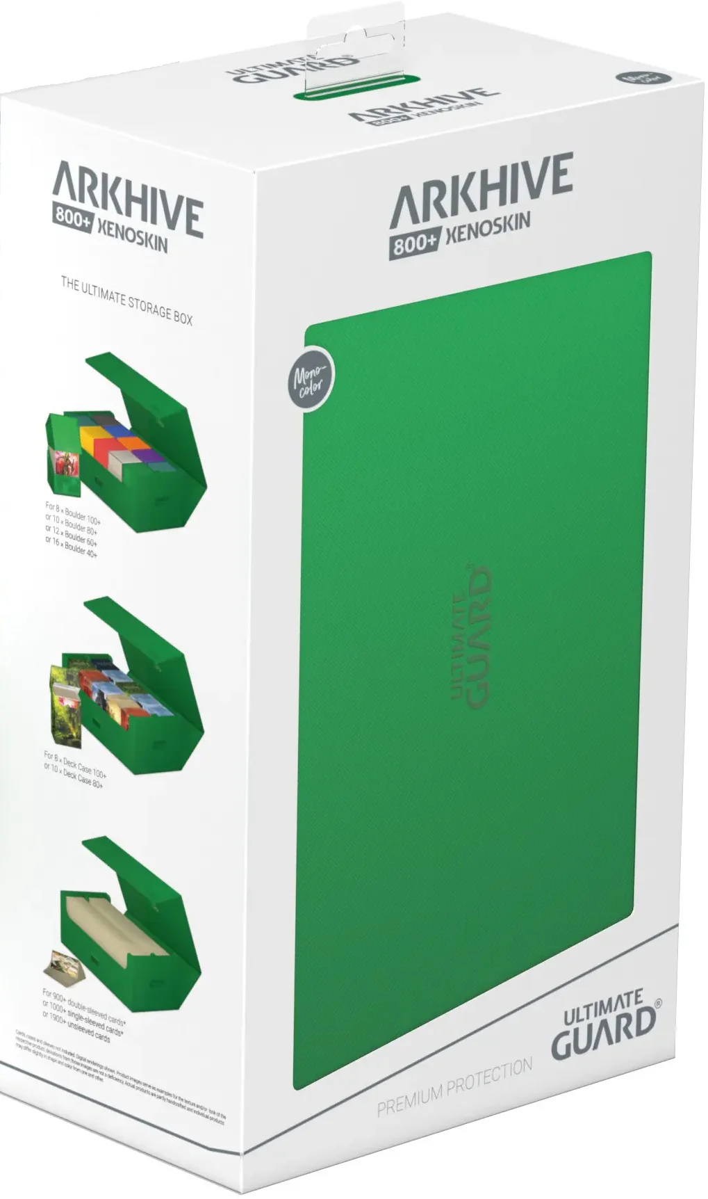 Ultimate Guard - Arkhive - Monocolor Green Xenoskin - 800+