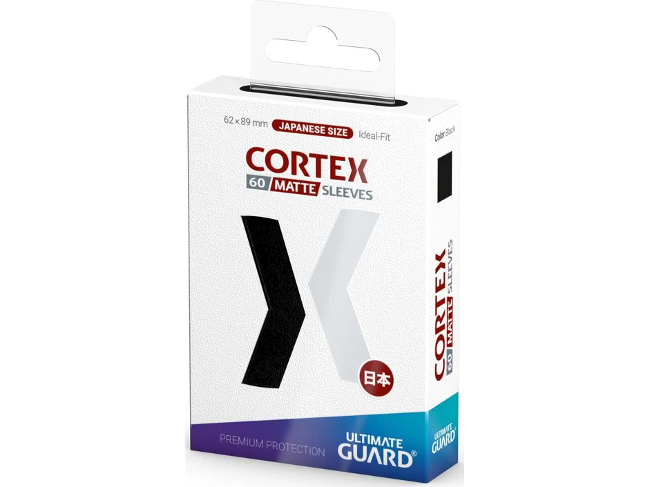 Ultimate Guard - Cortex Sleeves - Japanese - Matte - Black - 60 Count