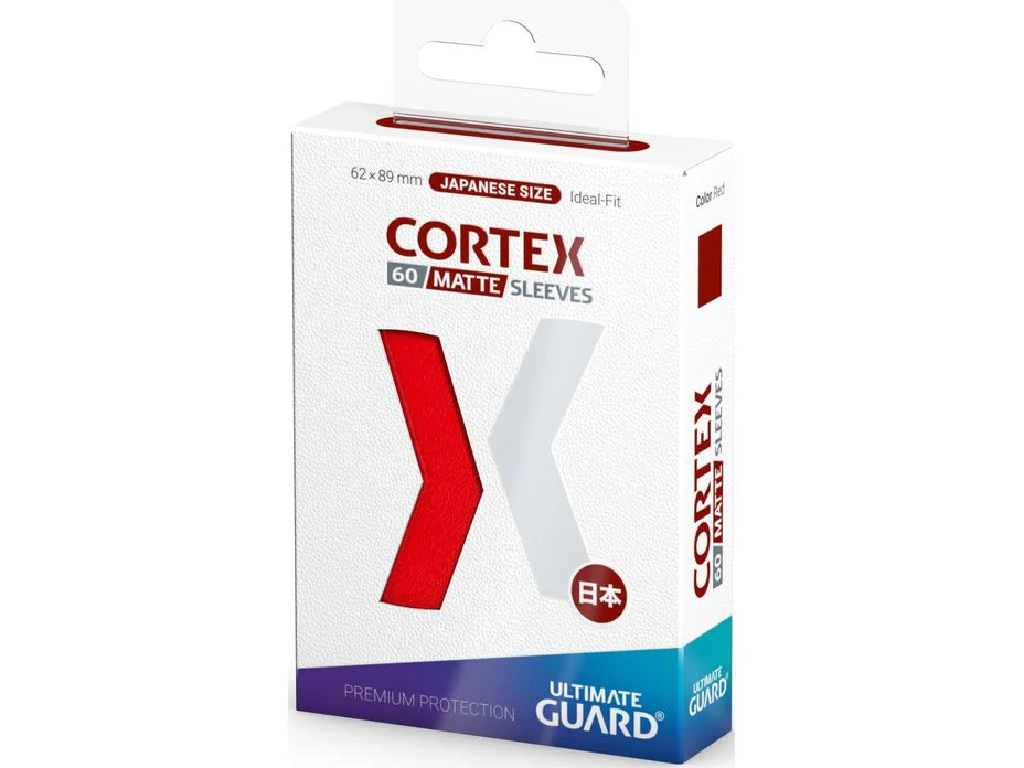 Ultimate Guard - Cortex Sleeves - Japanese - Matte - Red - 60 Count