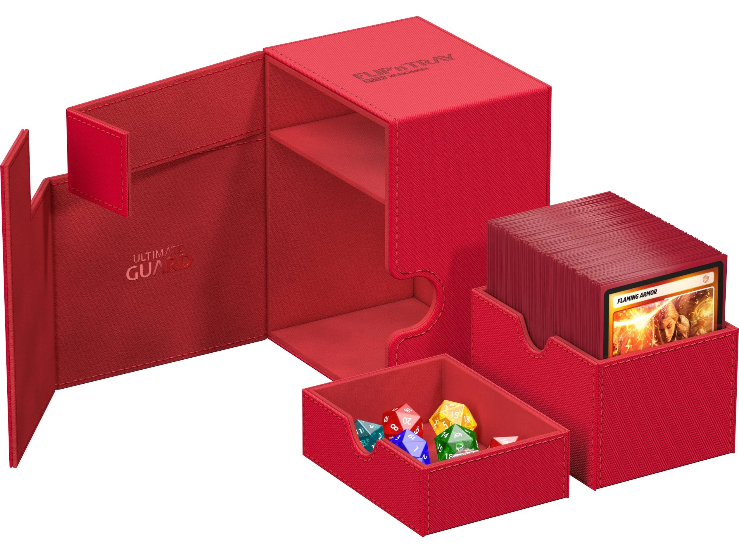 Ultimate Guard - Flip N Tray - Monocolor - Red Xenoskin - 133 - Image 6