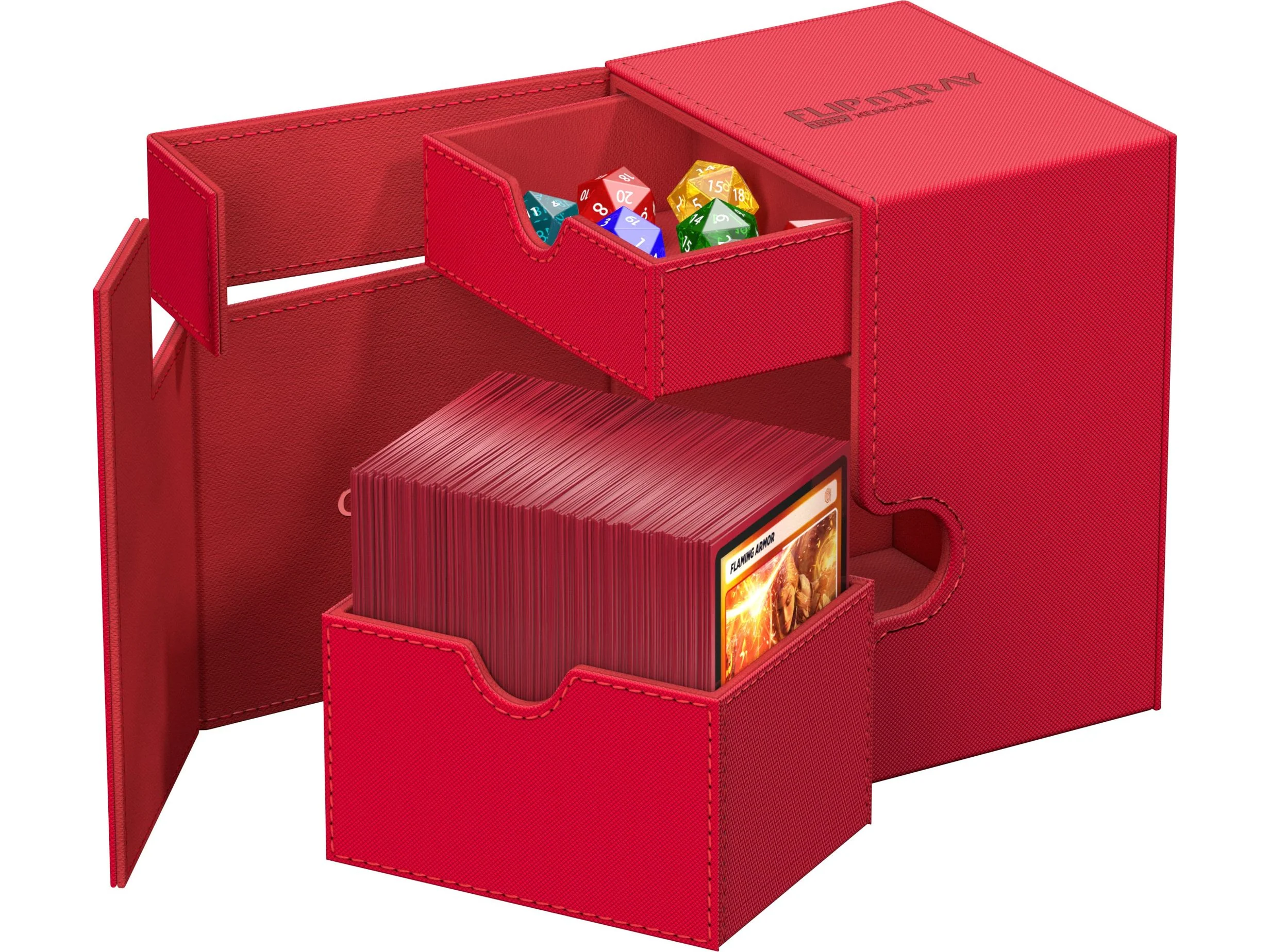 Ultimate Guard - Flip N Tray - Monocolor - Red Xenoskin - 133 - Image 7