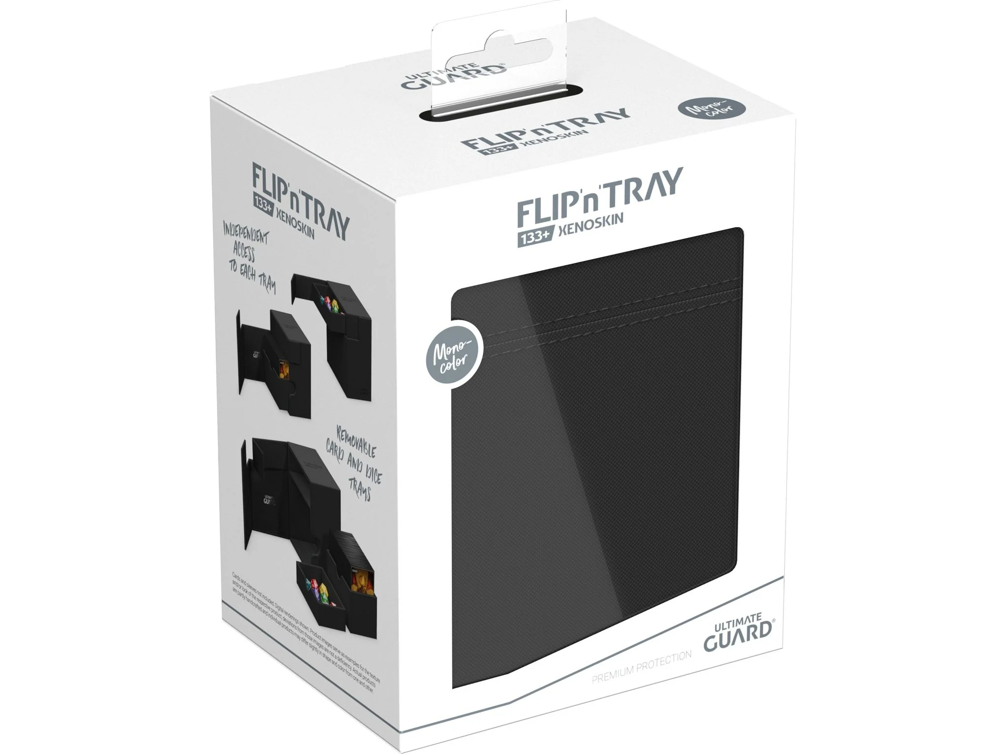 Ultimate Guard - Flip N Tray Xenoskin - Monocolor Black - 133