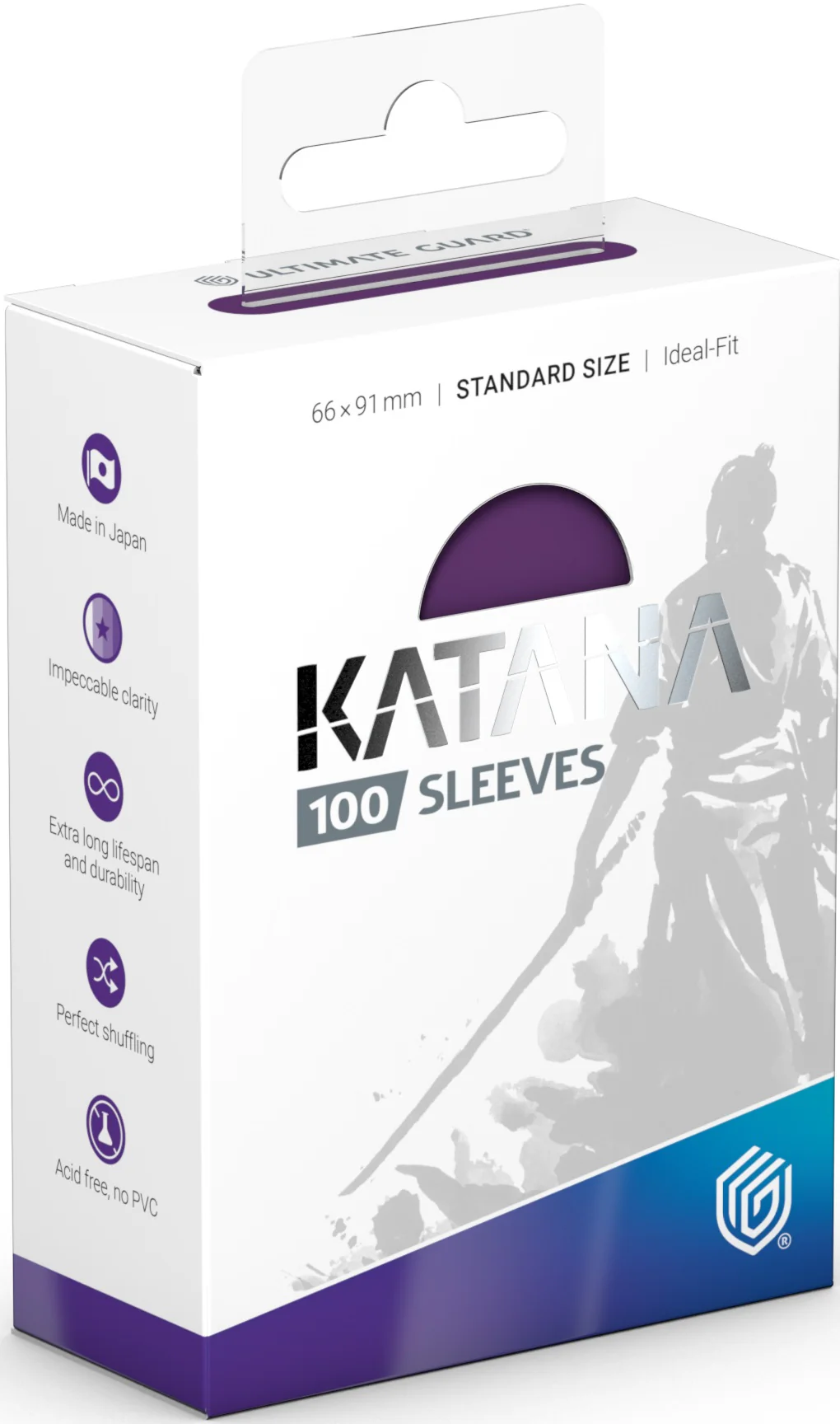 Ultimate Guard - Katana Sleeves - Standard - Iris Bloom - 100 Count