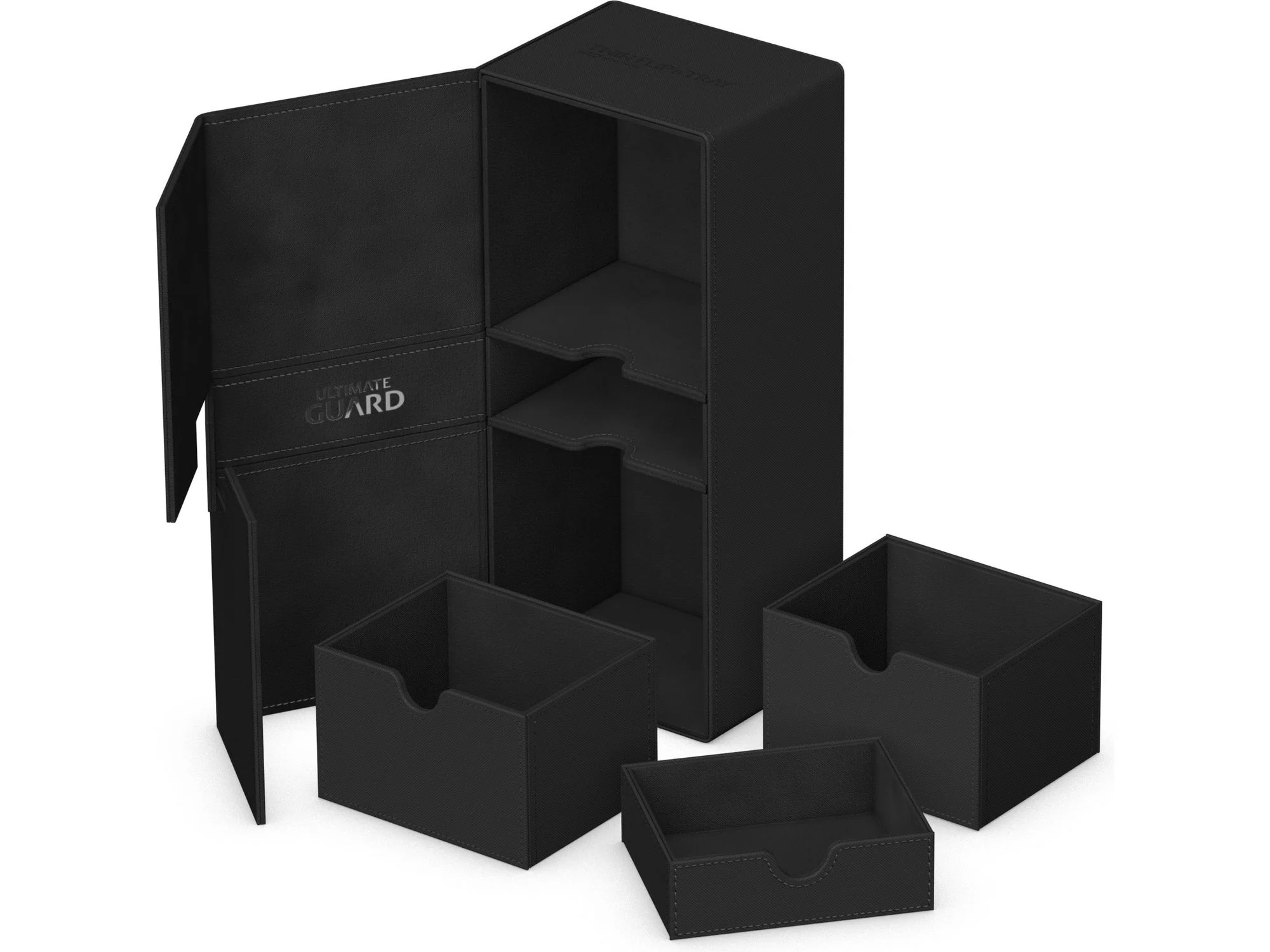 Ultimate Guard - Twin Flip N Tray Deck Case - Monocolor Black - 266+ - Image 7