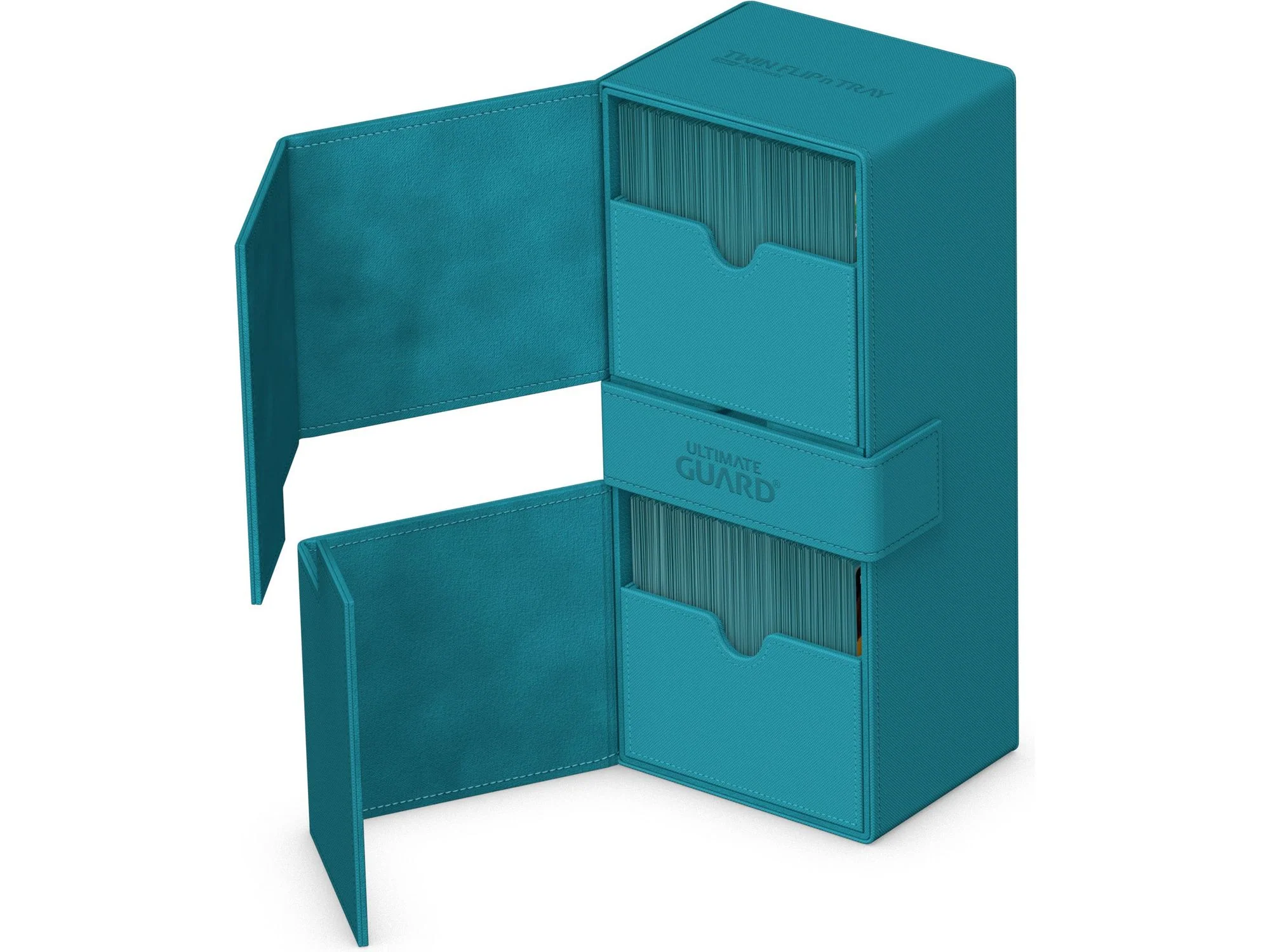 Ultimate Guard - Twin Flip N Tray Deck Case - Monocolor Petrol - 266+ - Image 9