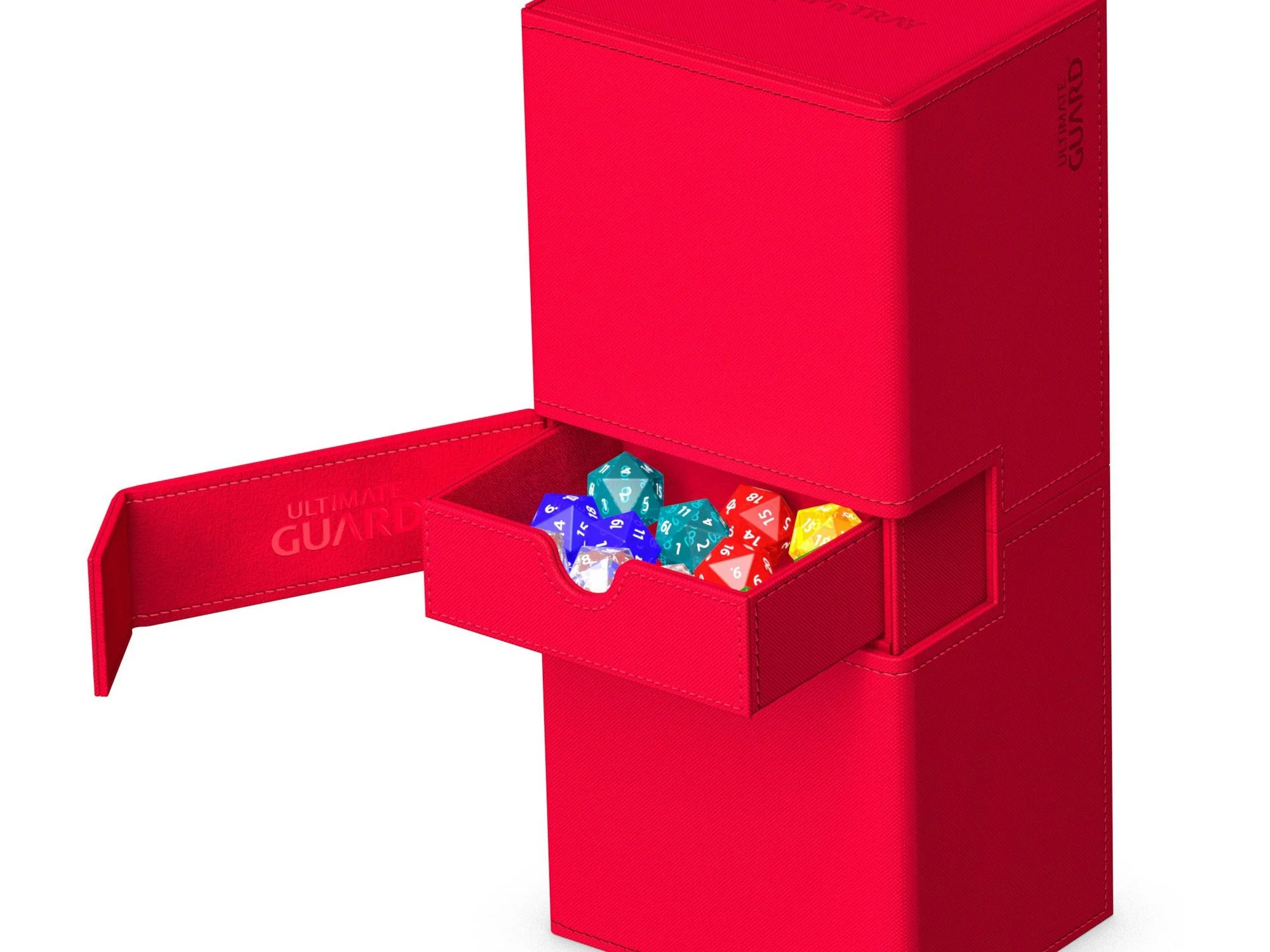 Ultimate Guard - Twin Flip N Tray Deck Case - Monocolor Red - 266+ - Image 3