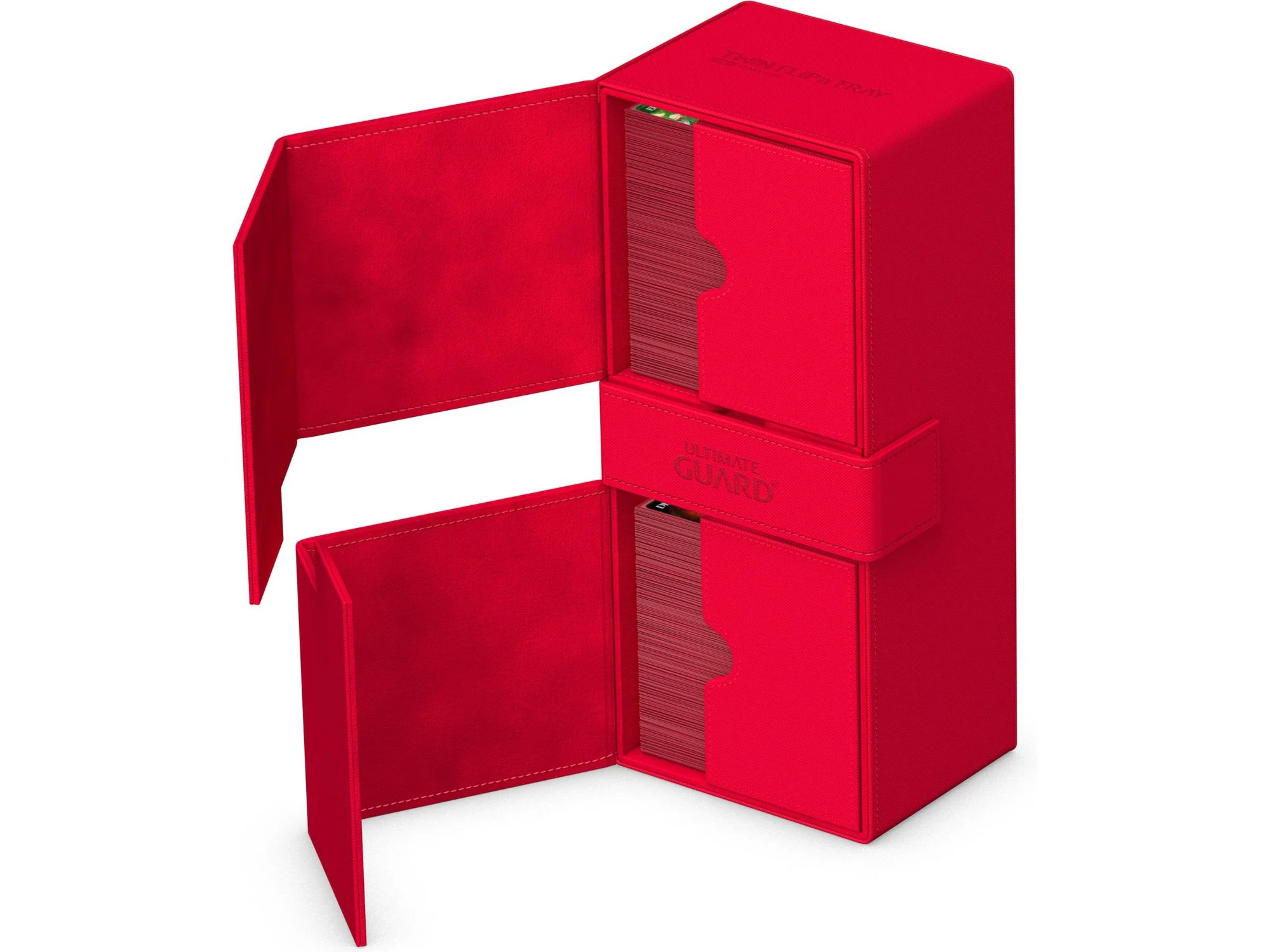 Ultimate Guard - Twin Flip N Tray Deck Case - Monocolor Red - 266+ - Image 4