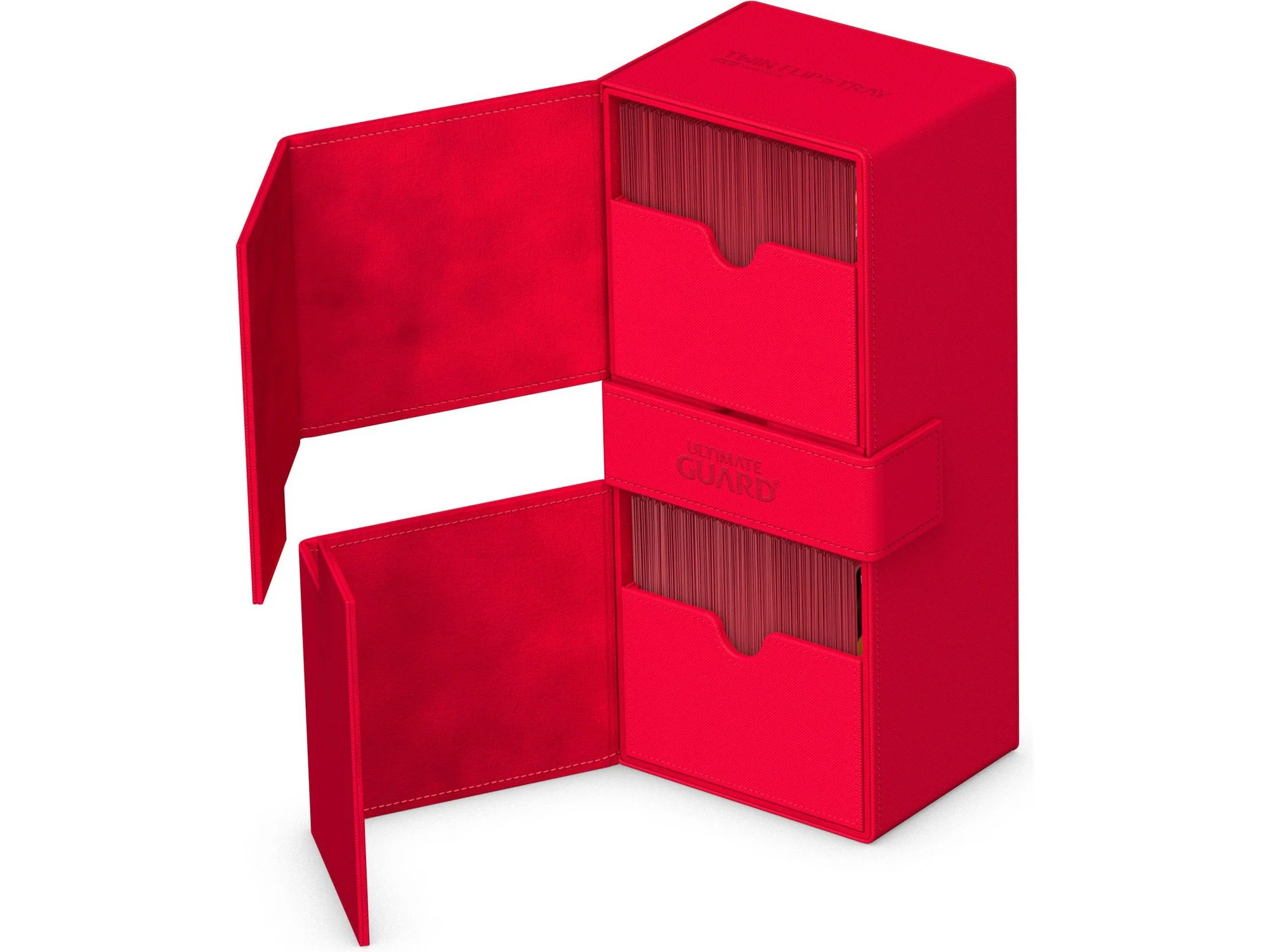 Ultimate Guard - Twin Flip N Tray Deck Case - Monocolor Red - 266+ - Image 8
