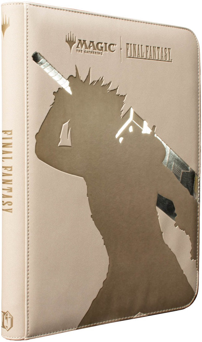 Ultra Pro - Magic the Gathering - Universes Beyond - Final Fantasy - 9 Pocket Zipper - Pro Binder - Cloud Strife