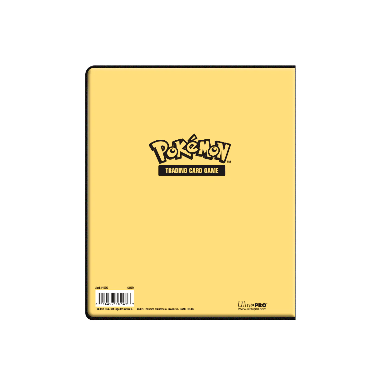 Ultra Pro - Pokémon - 4 Pocket Portfolio Binder - Pikachu 2025 - Image 3