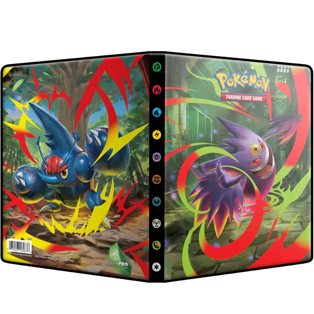 Ultra Pro - Pokemon - Mega Evolution - Phantasmal Flames - 4 Pocket Portfolio Binder