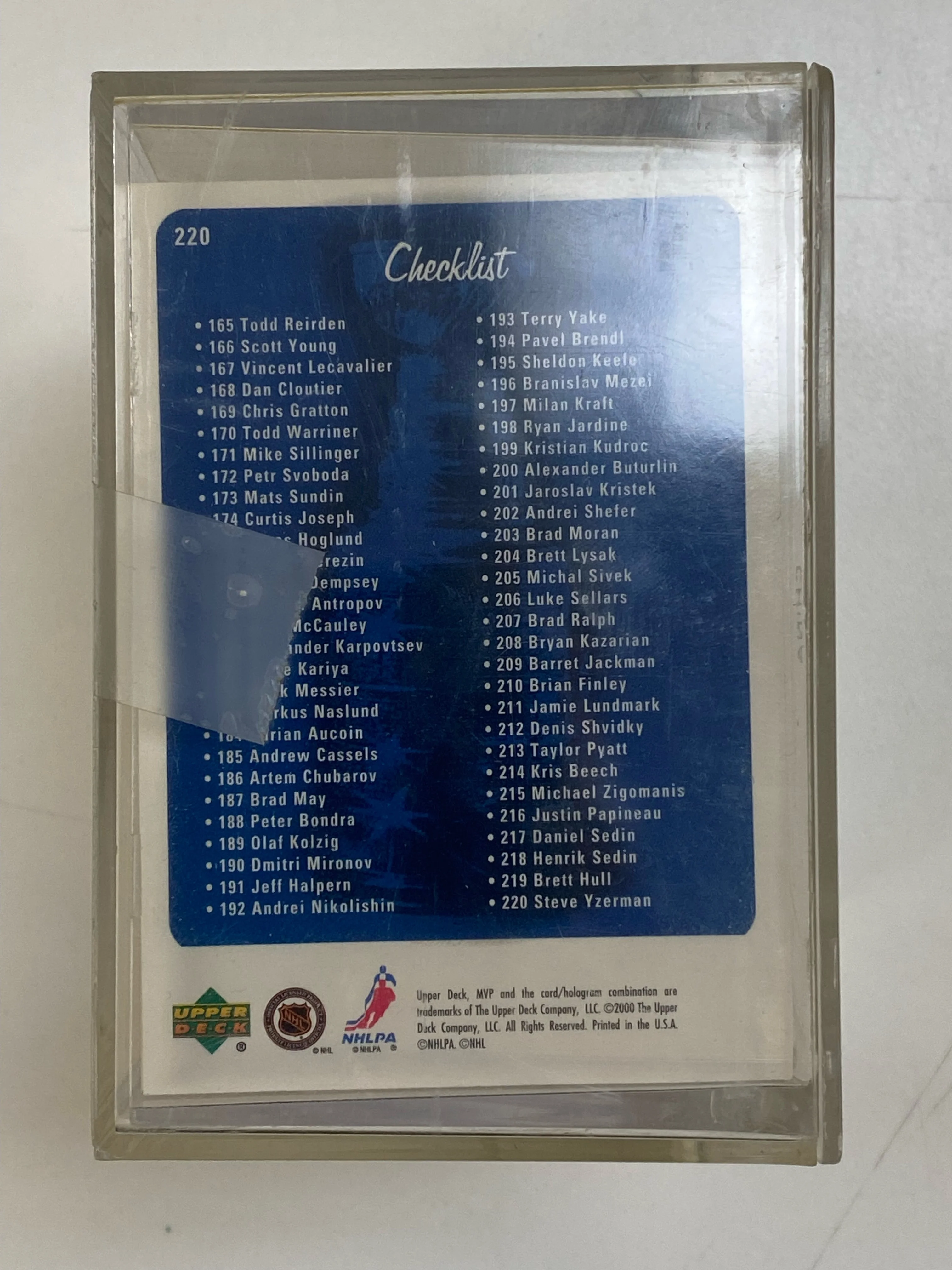 Upper Deck - 2000-01 - Hockey - MVP - Stanley Cup Edition - Collected Set - CS0002 - Image 2