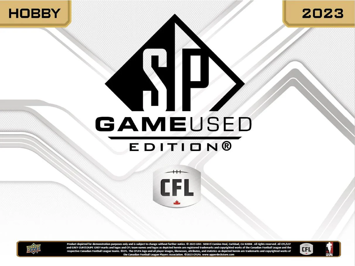 Upper Deck - 2023 - CFL Football - SP Game-Used - Hobby Box - Image 4