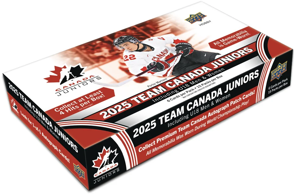 Upper Deck - 2025 - Hockey - Team Canada Juniors Hockey - Hobby Box