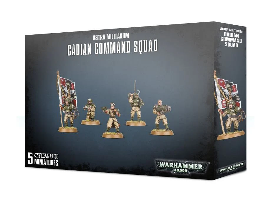 Games Workshop - Warhammer 40K - Astra Militarum - Cadian Command Squad - 47-09