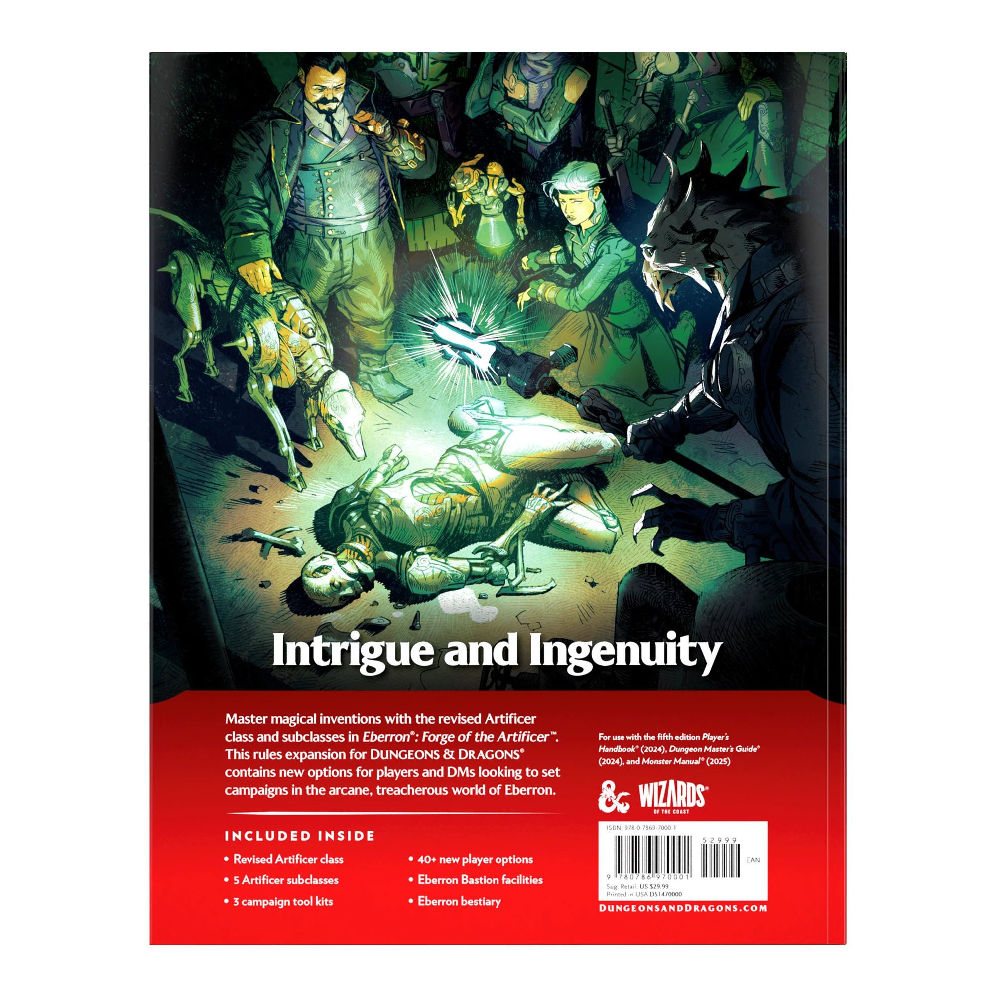Wizards of the Coast - Dungeons and Dragons - 5th Edition - Eberron Forge of the Artificer - Image 2