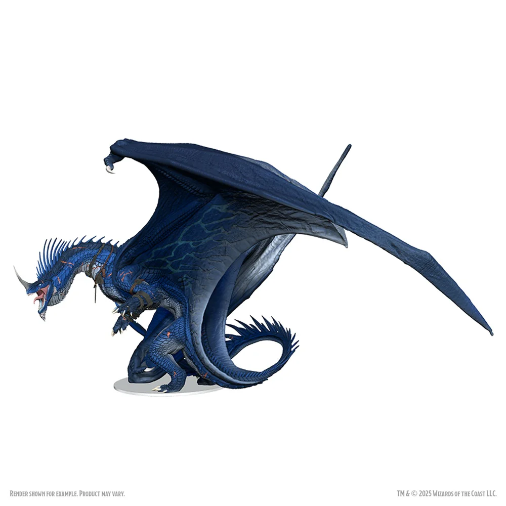 Wizards of the Coast - Dungeons and Dragons - Icons of the Realms - Anthradusk Ancient Blue Dragon - Image 2