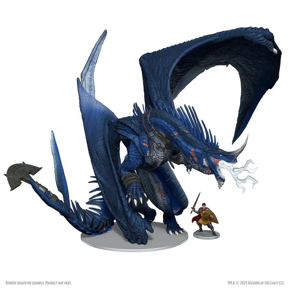 Wizards of the Coast - Dungeons and Dragons - Icons of the Realms - Anthradusk Ancient Blue Dragon - Image 3