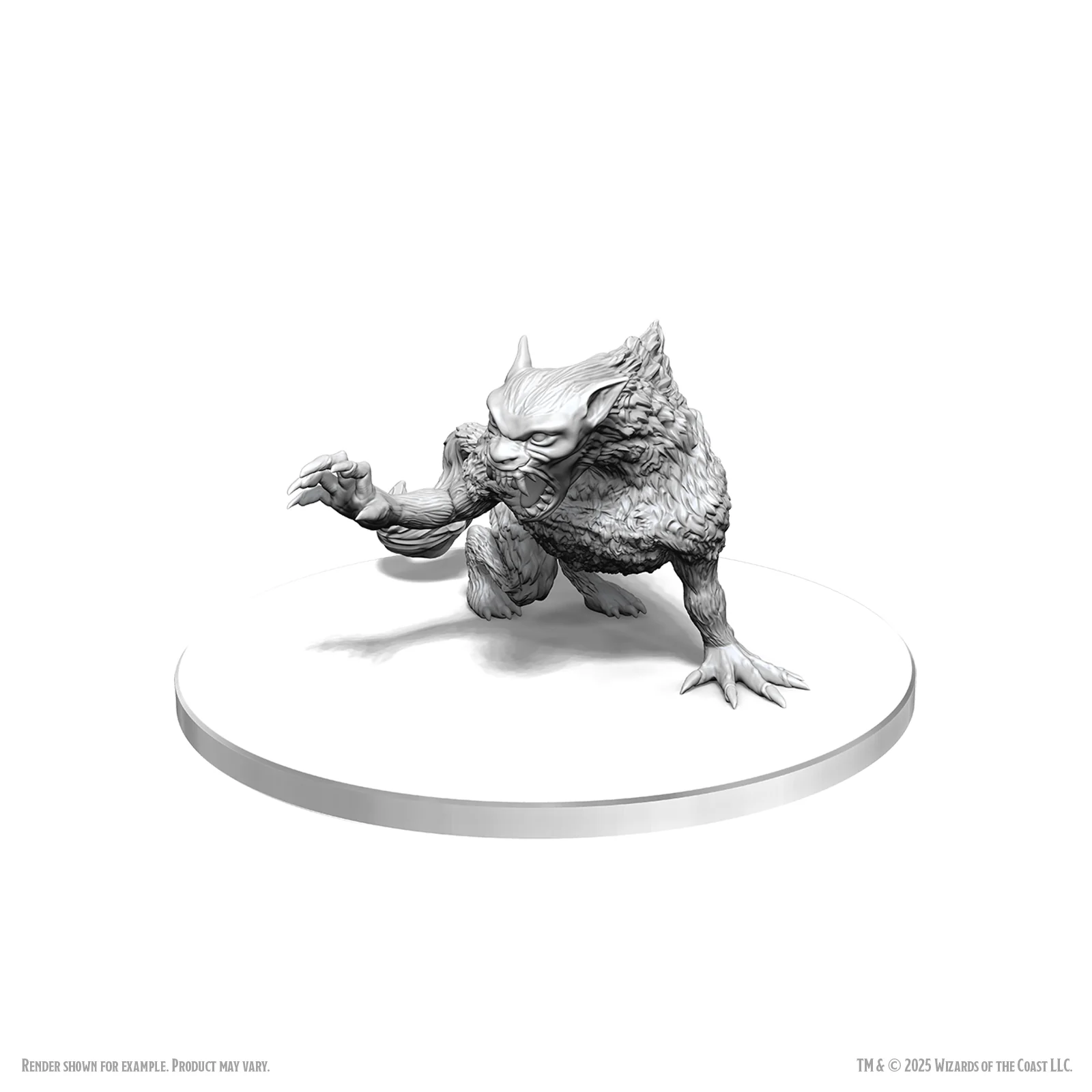 Wizkids - Dungeons and Dragons - Unpainted Miniature -  Nolzur’s Marvelous Miniatures - Barghest - 90781