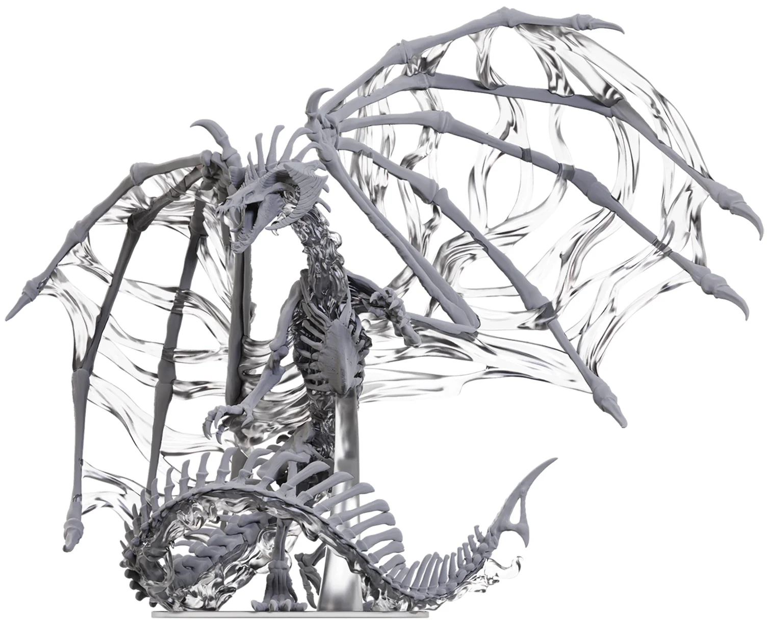 Wizkids - Dungeons and Dragons - Unpainted Miniature -  Nolzur’s Marvelous Miniatures - Black Dracolich
