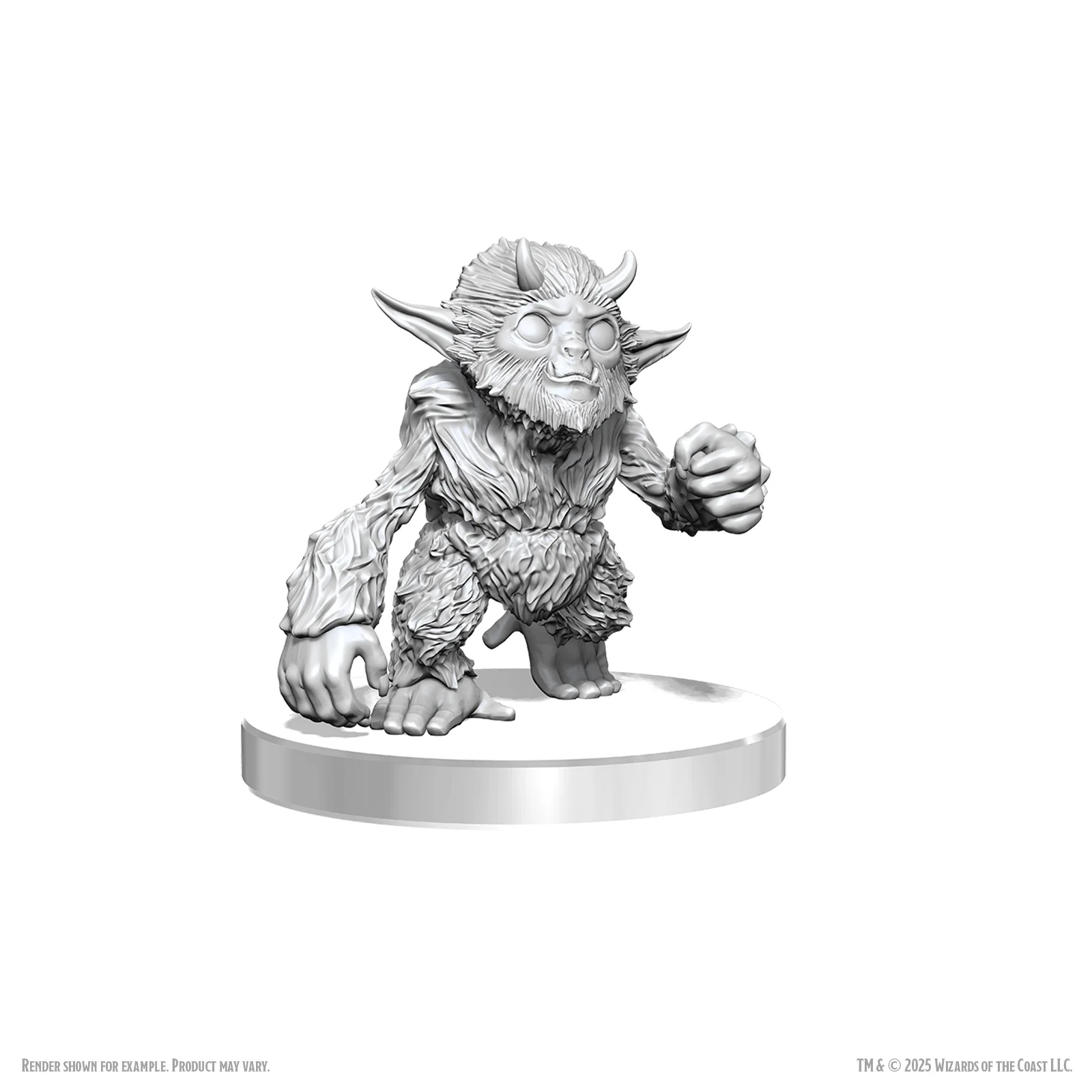 Wizkids - Dungeons and Dragons - Unpainted Miniature -  Nolzur’s Marvelous Miniatures - Yeti Tykes - 90780 - Image 2