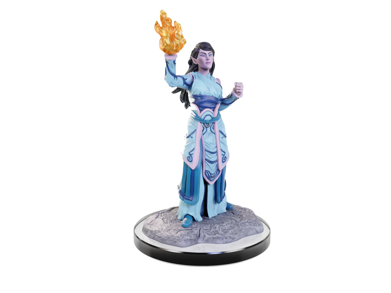Wizkids - Dungeons and Dragons - Unpainted Miniature - Nolzurs Marvellous Miniatures - Elf Wizards - 90672 - Image 3