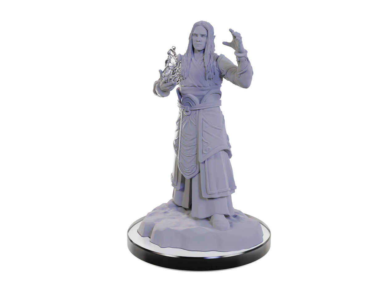 Wizkids - Dungeons and Dragons - Unpainted Miniature - Nolzurs Marvellous Miniatures - Elf Wizards - 90672 - Image 4
