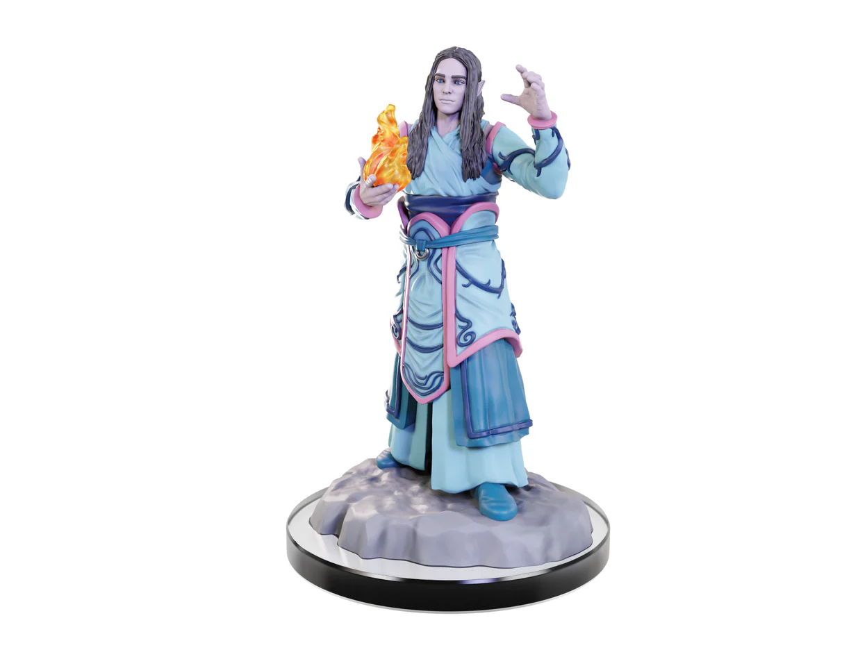 Wizkids - Dungeons and Dragons - Unpainted Miniature - Nolzurs Marvellous Miniatures - Elf Wizards - 90672 - Image 5