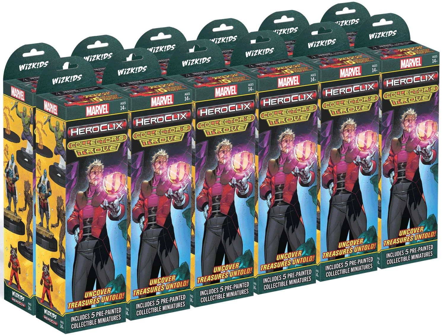 Wizkids - Marvel - HeroClix - Collectors Trove - Booster Brick with 1 Ultimate Hulk Heroclix Included