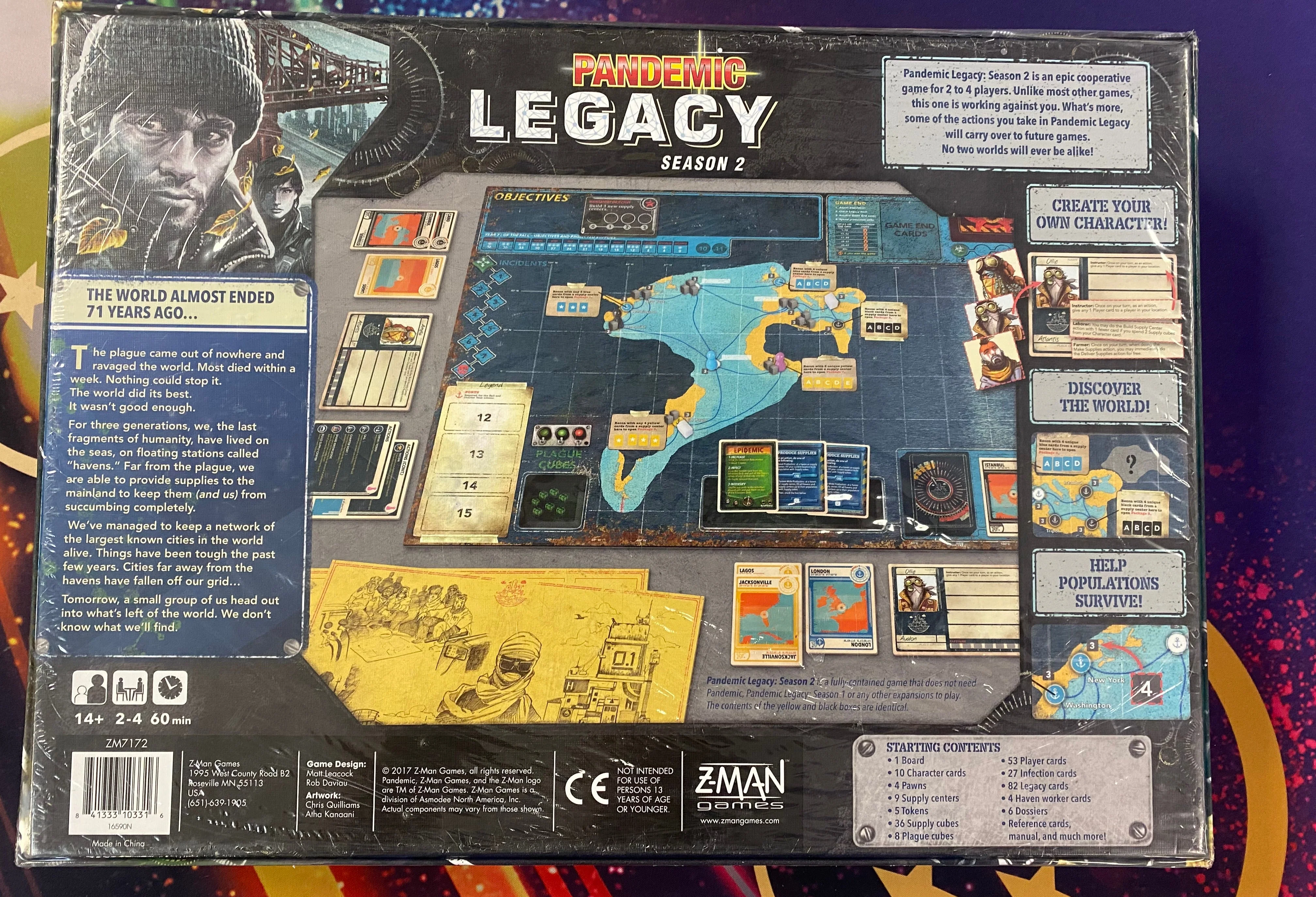 Z-Man Games - Pandemic Legacy - Season 2 - Black Edition - Sealed - Image 2