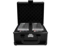 Zion Cases - Slab Case - 2 Row - Black